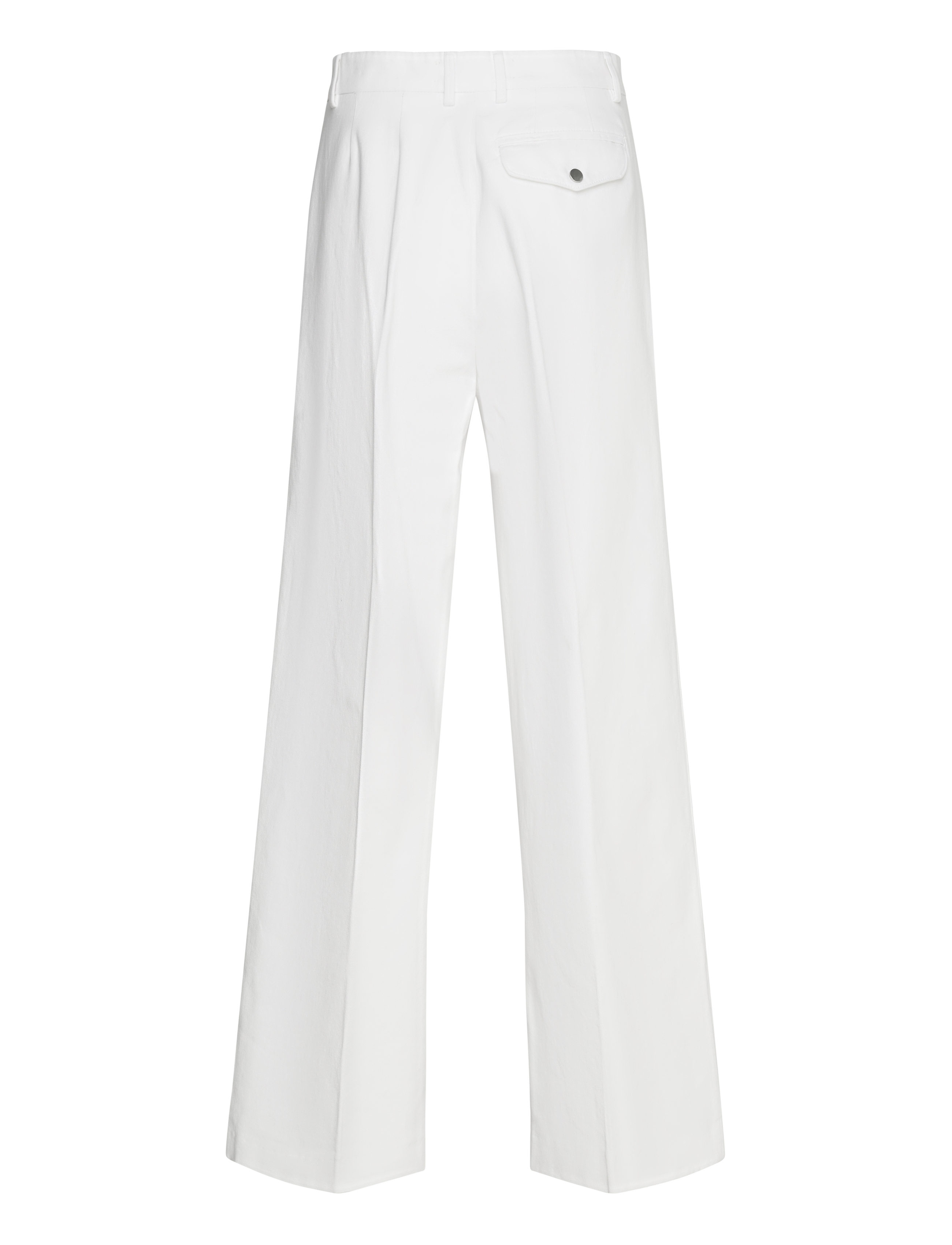 Day Birger et Mikkelsen - Enzo - Canvas Twill - wide leg trousers - bright white - 2
