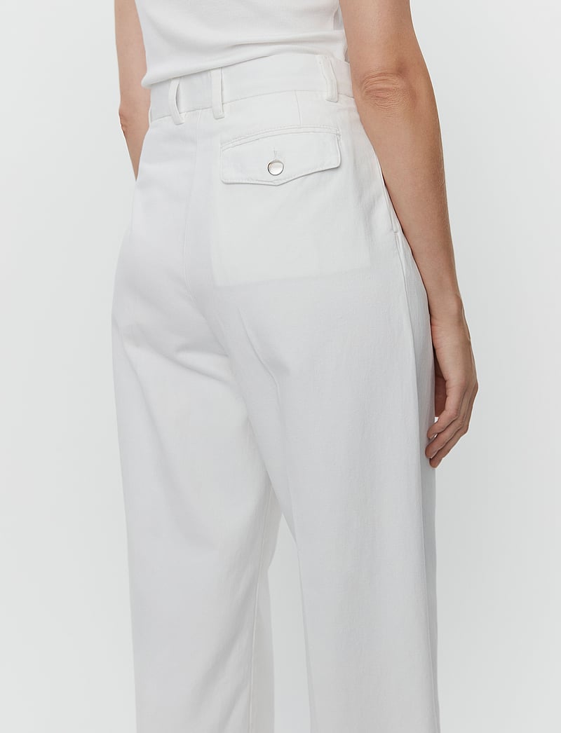Day Birger et Mikkelsen - Enzo - Canvas Twill - hosen mit weitem bein - bright white - 5