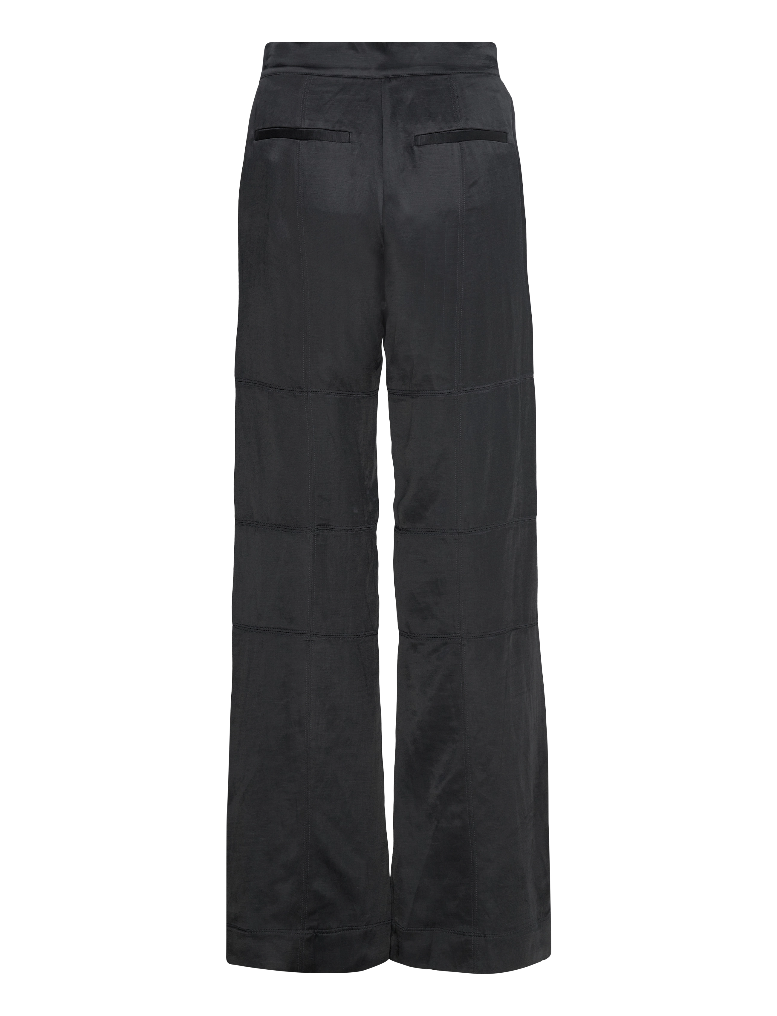 Day Birger et Mikkelsen - Jonas - High Shine Blend RD - hosen mit weitem bein - black - 2