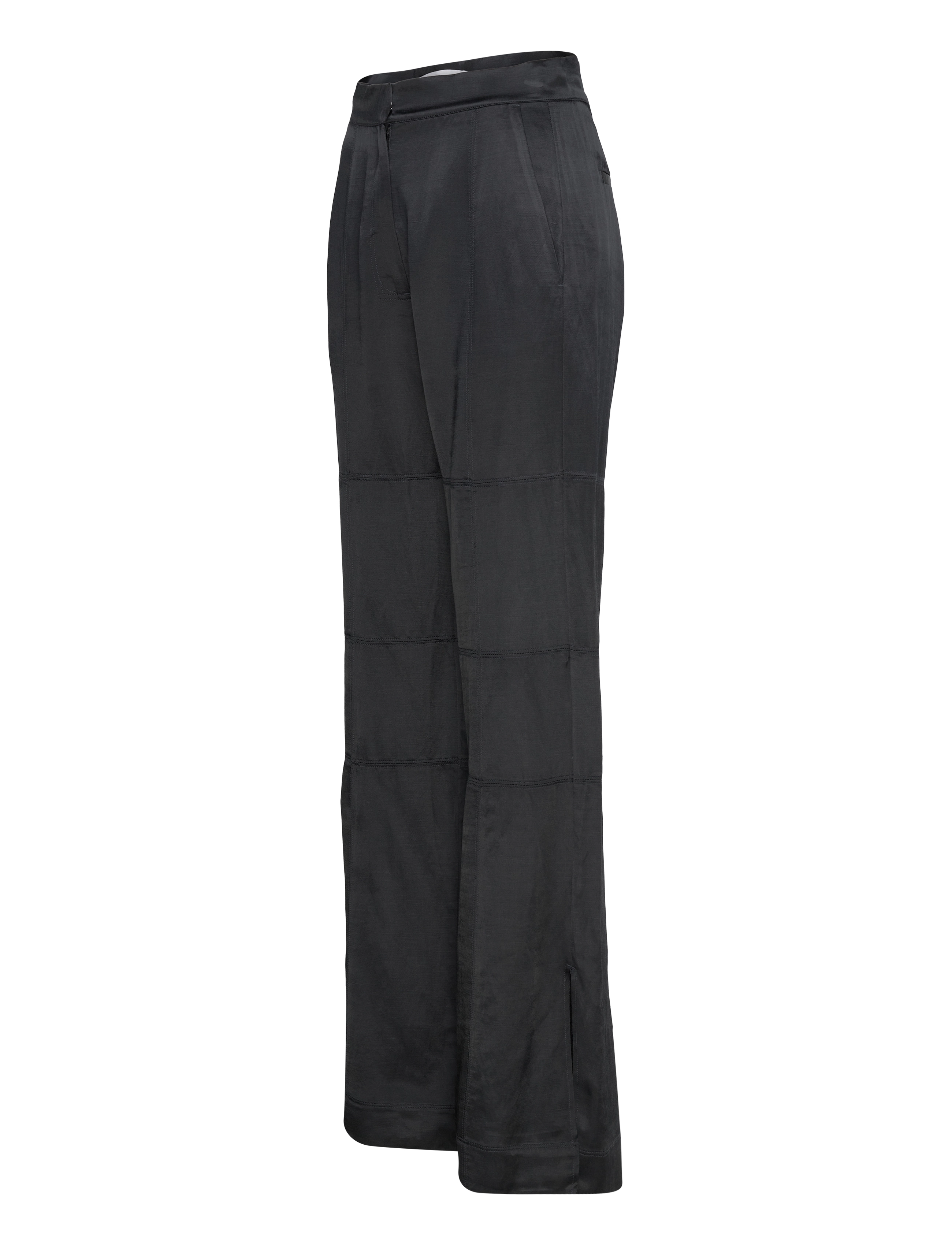Day Birger et Mikkelsen - Jonas - High Shine Blend RD - hosen mit weitem bein - black - 3