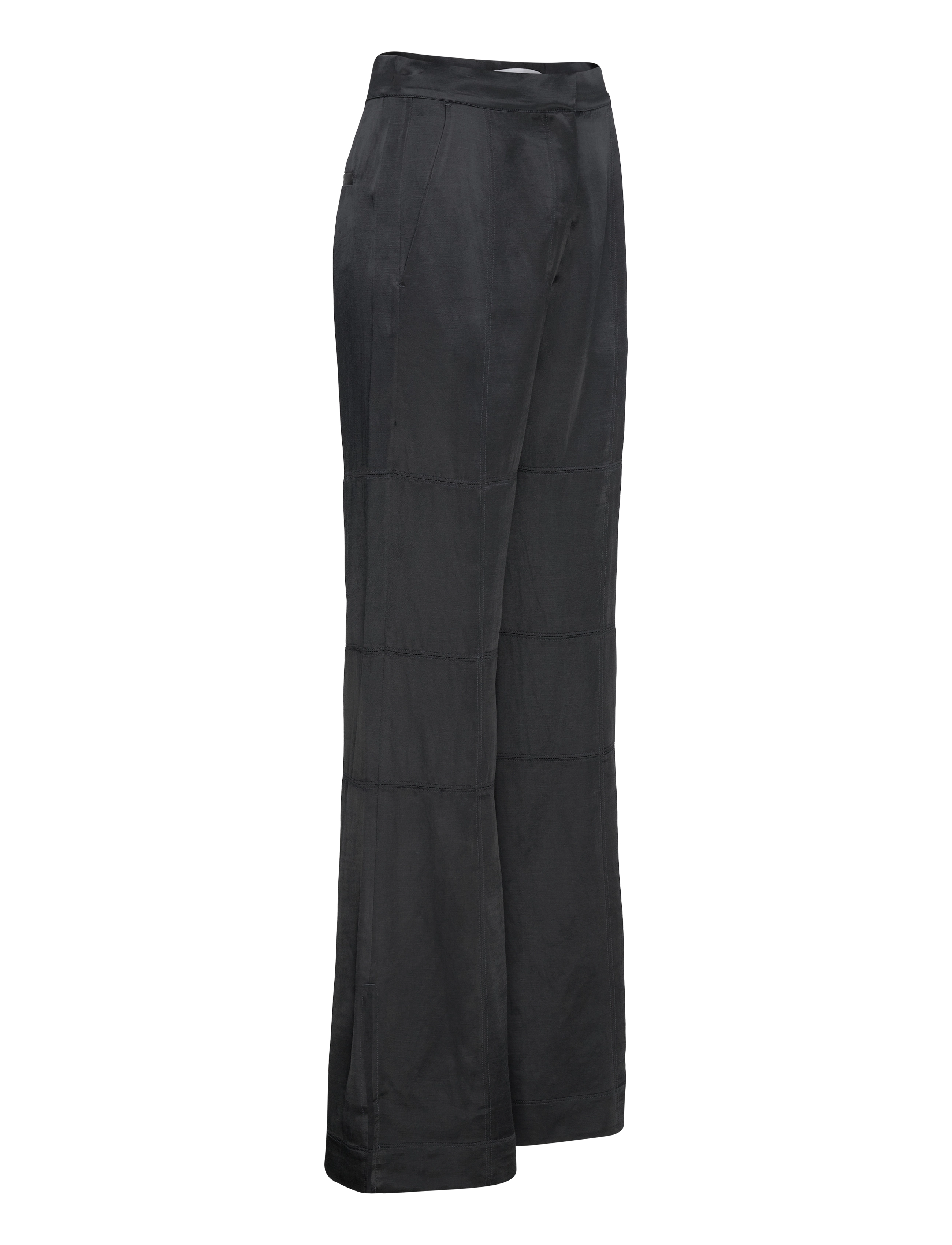 Day Birger et Mikkelsen - Jonas - High Shine Blend RD - hosen mit weitem bein - black - 4