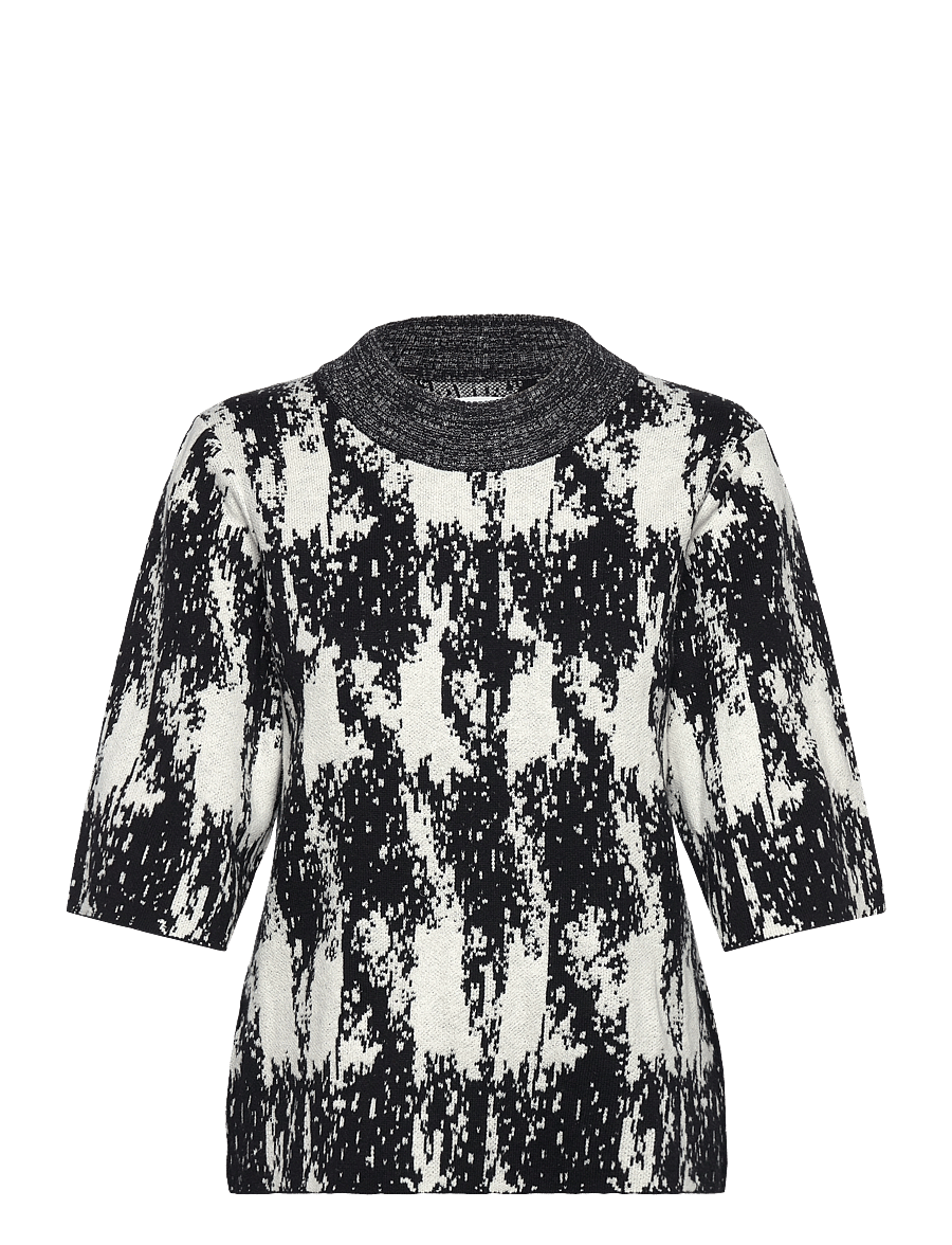 Day Birger et Mikkelsen - Katrina - Cotton Jacquard RD - kampsunid - black - 1