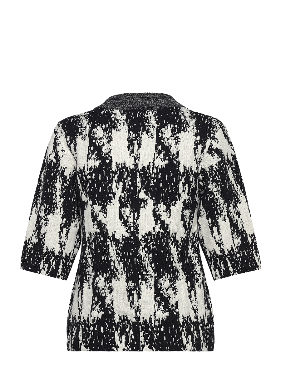Day Birger et Mikkelsen - Katrina - Cotton Jacquard RD - kampsunid - black - 2