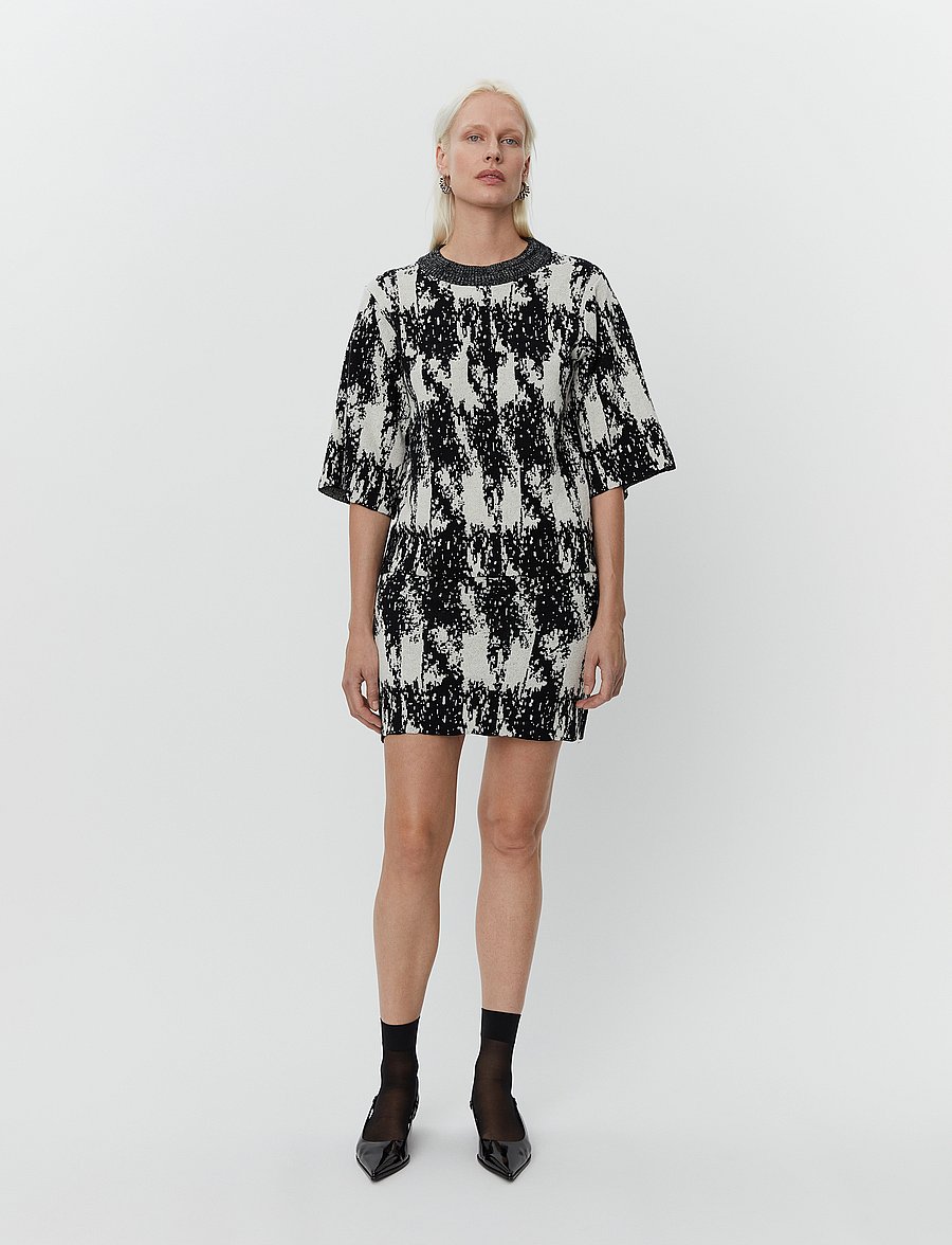 Day Birger et Mikkelsen - Katrina - Cotton Jacquard RD - kampsunid - black - 0