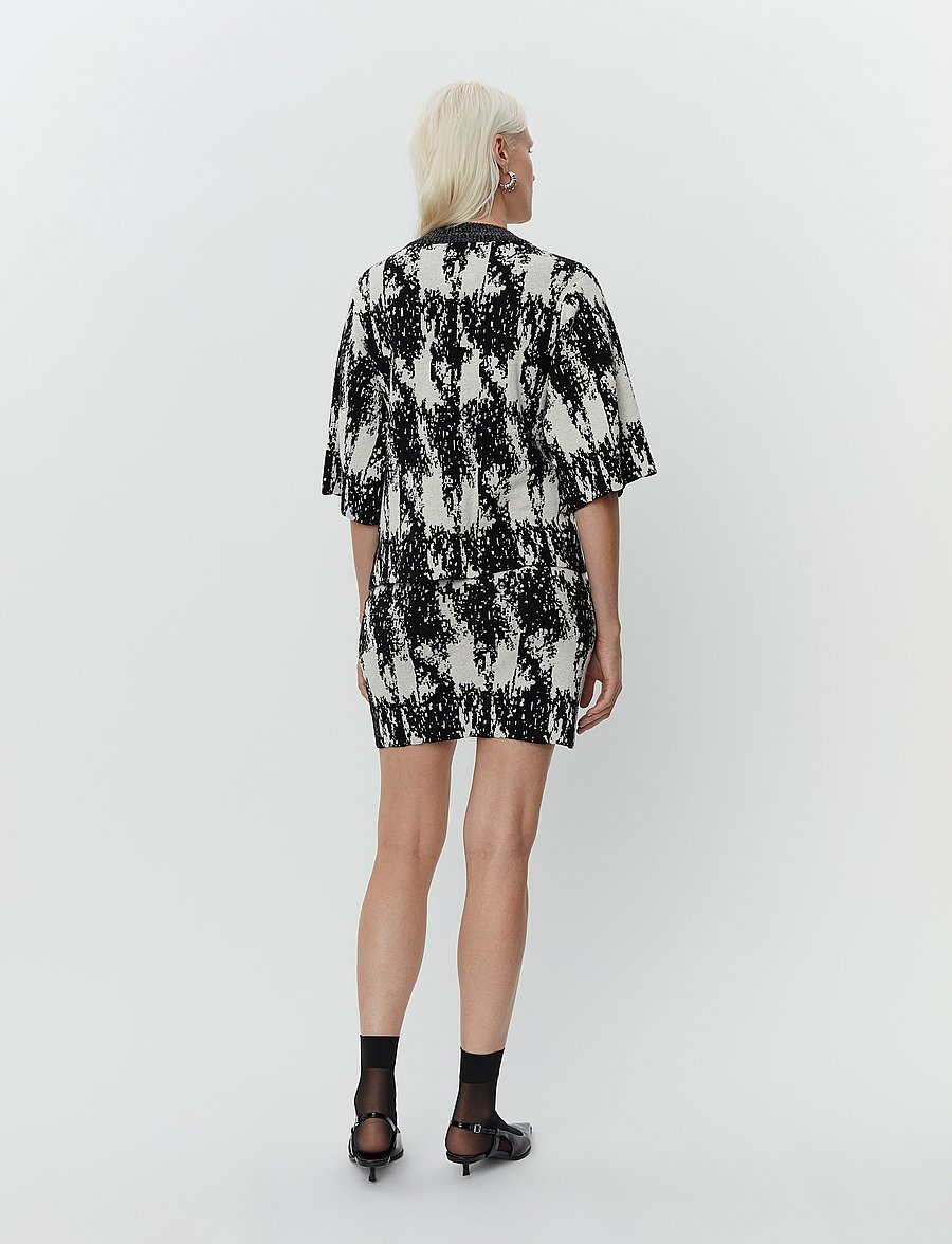 Day Birger et Mikkelsen - Katrina - Cotton Jacquard RD - kampsunid - black - 4