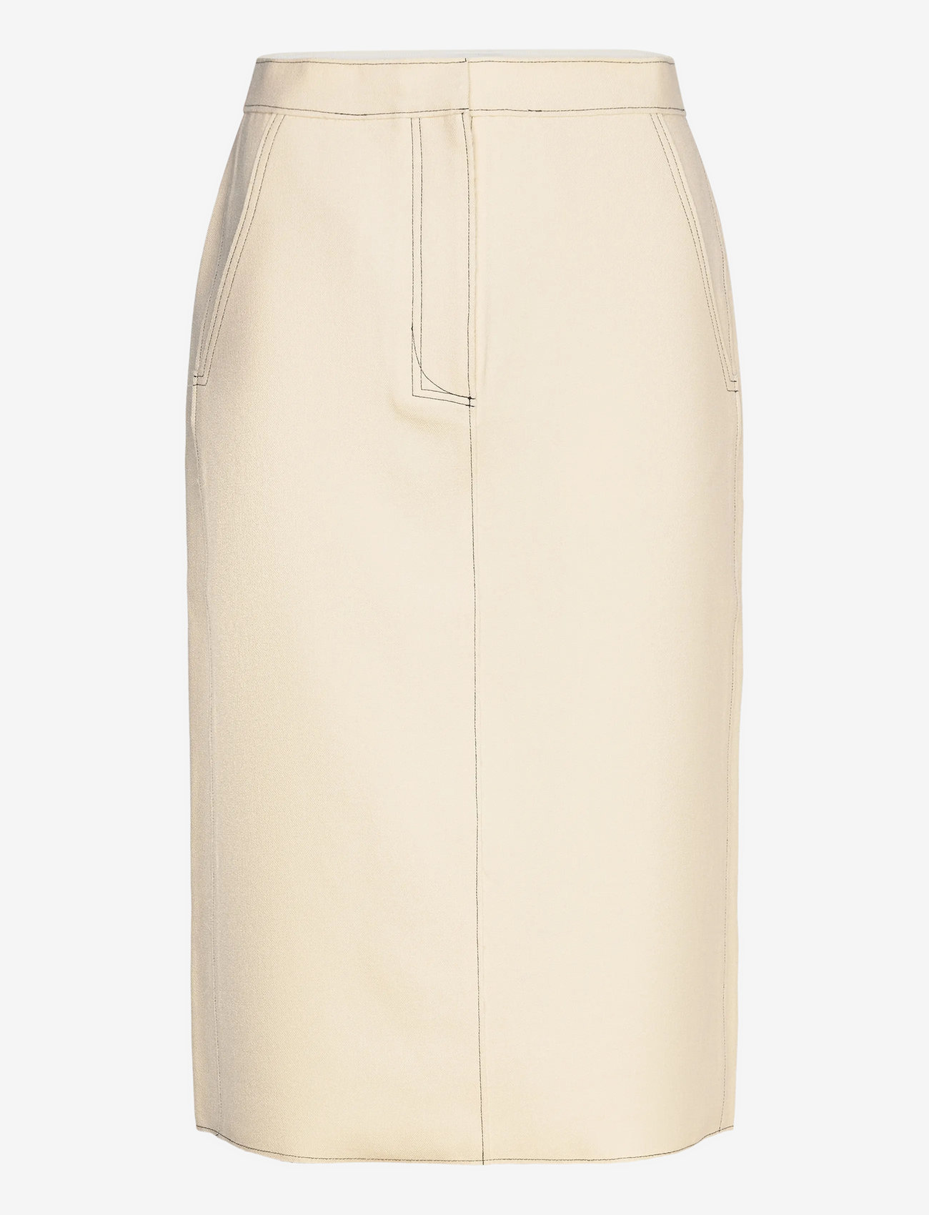 Day Birger et Mikkelsen - Kellie - Bonded Viscose Blend - midi nederdele - cloud cream - 0