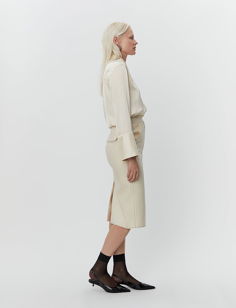 Day Birger et Mikkelsen - Kellie - Bonded Viscose Blend - midi-röcke - cloud cream - 3