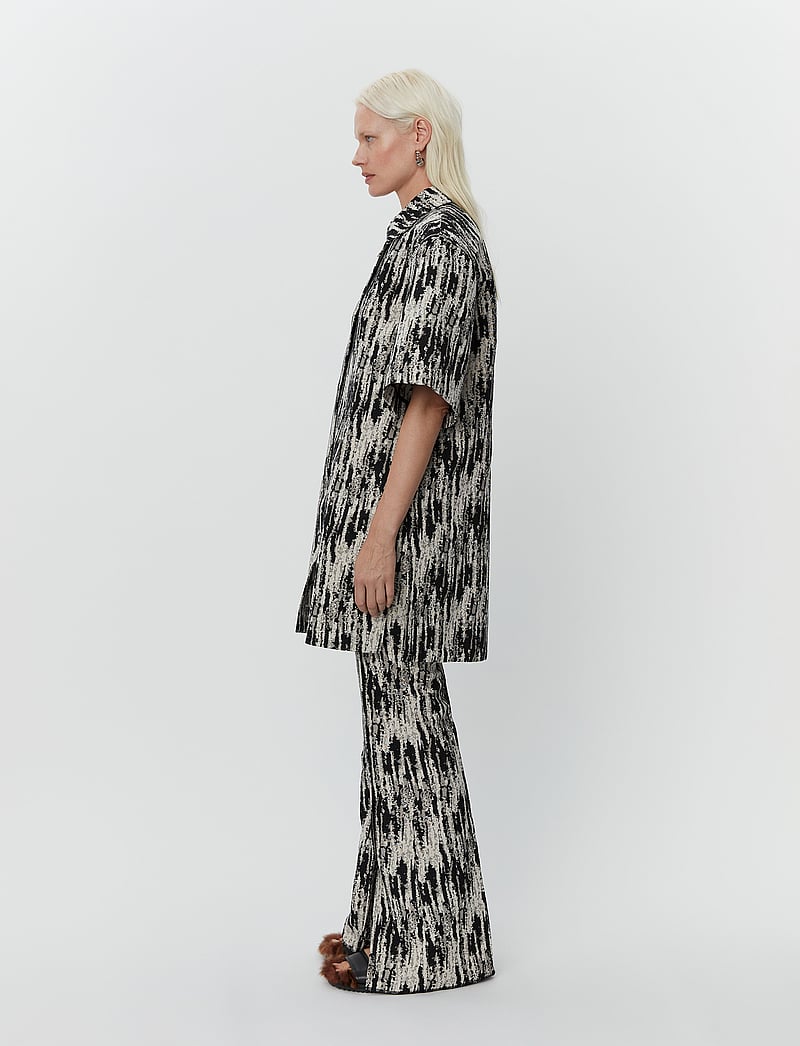 Day Birger et Mikkelsen - Lilo - Artistic Texture - kortærmede skjorter - black - 5