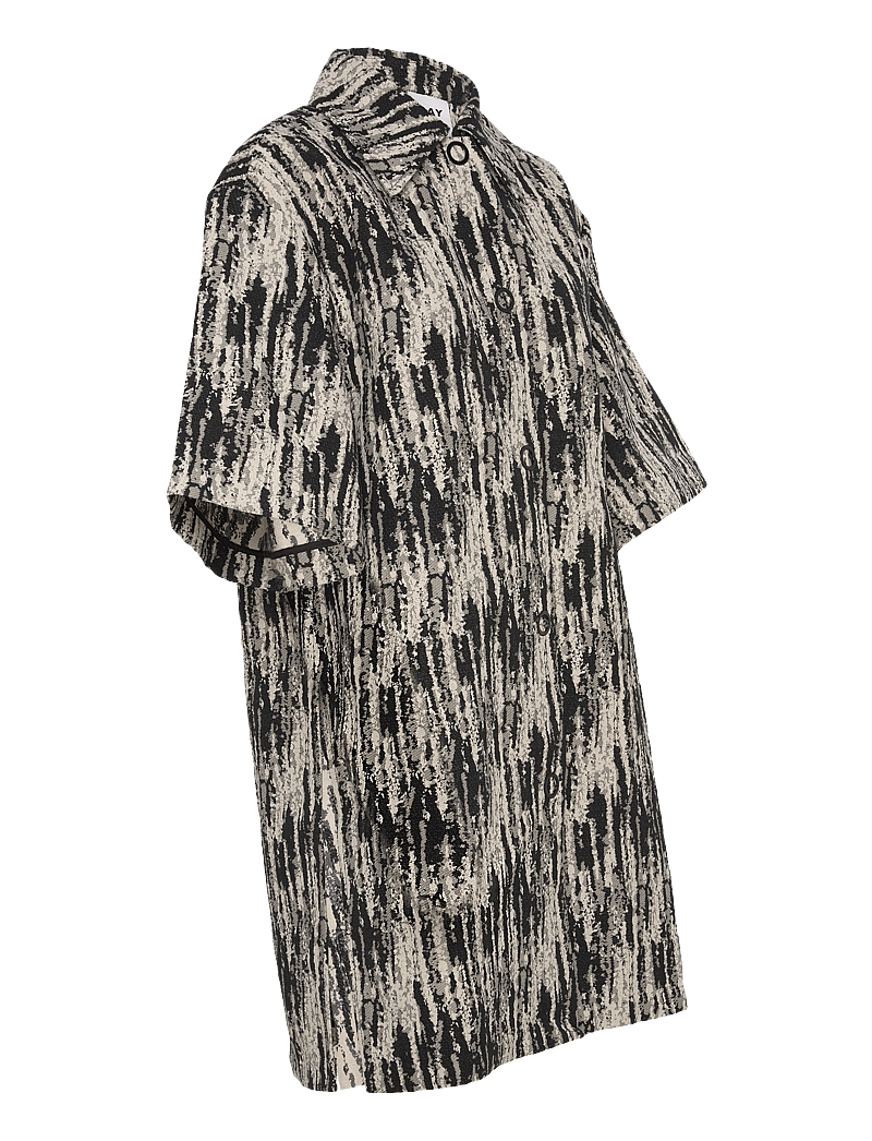 Day Birger et Mikkelsen - Lilo - Artistic Texture - kortærmede skjorter - black - 3