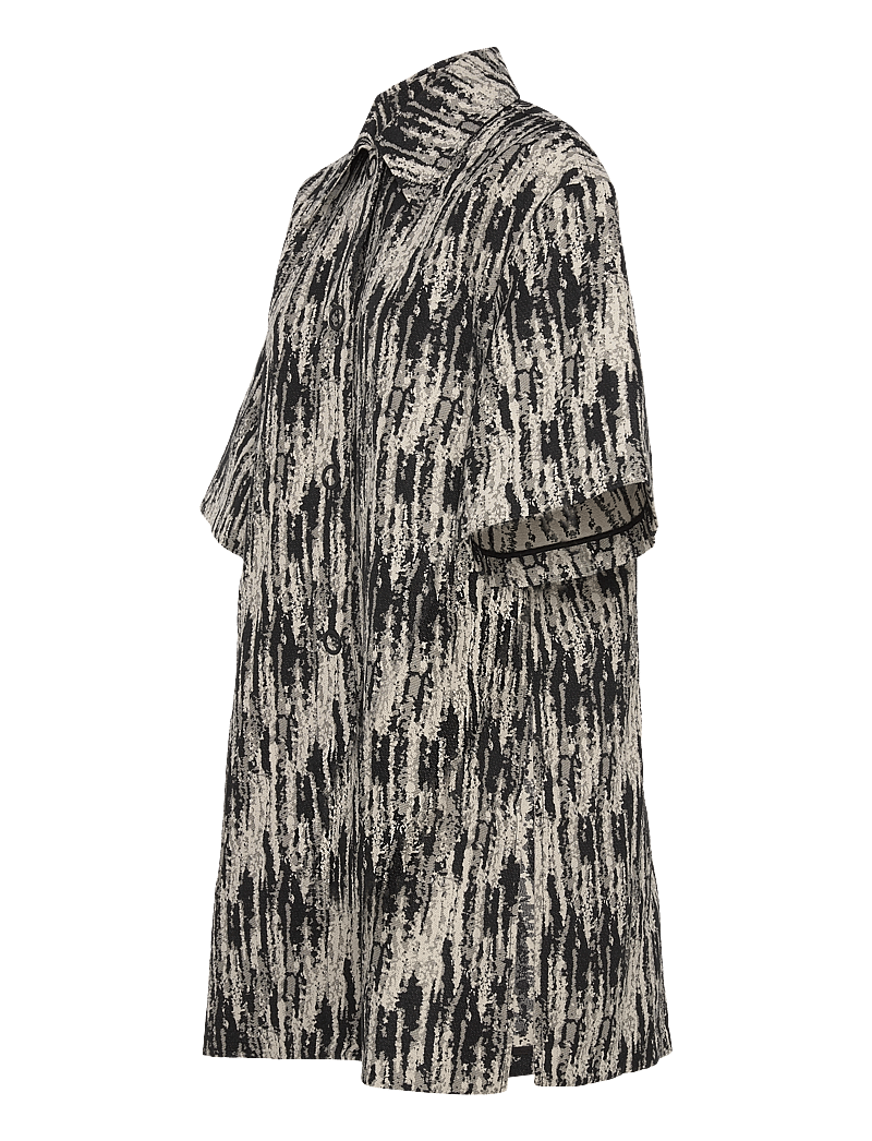 Day Birger et Mikkelsen - Lilo - Artistic Texture - kortærmede skjorter - black - 4