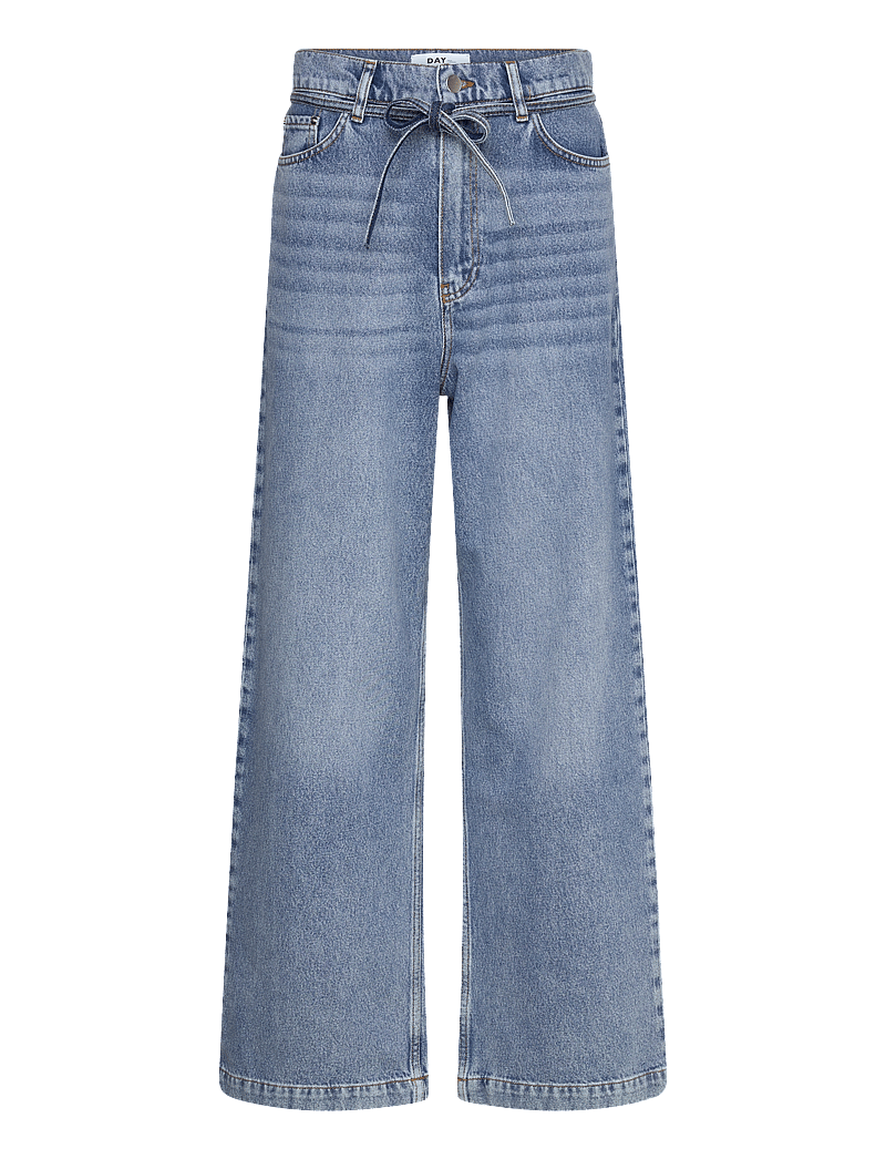 Day Birger et Mikkelsen - Elijah - Blue Soft Denim - hosen mit weitem bein - light blue - 1