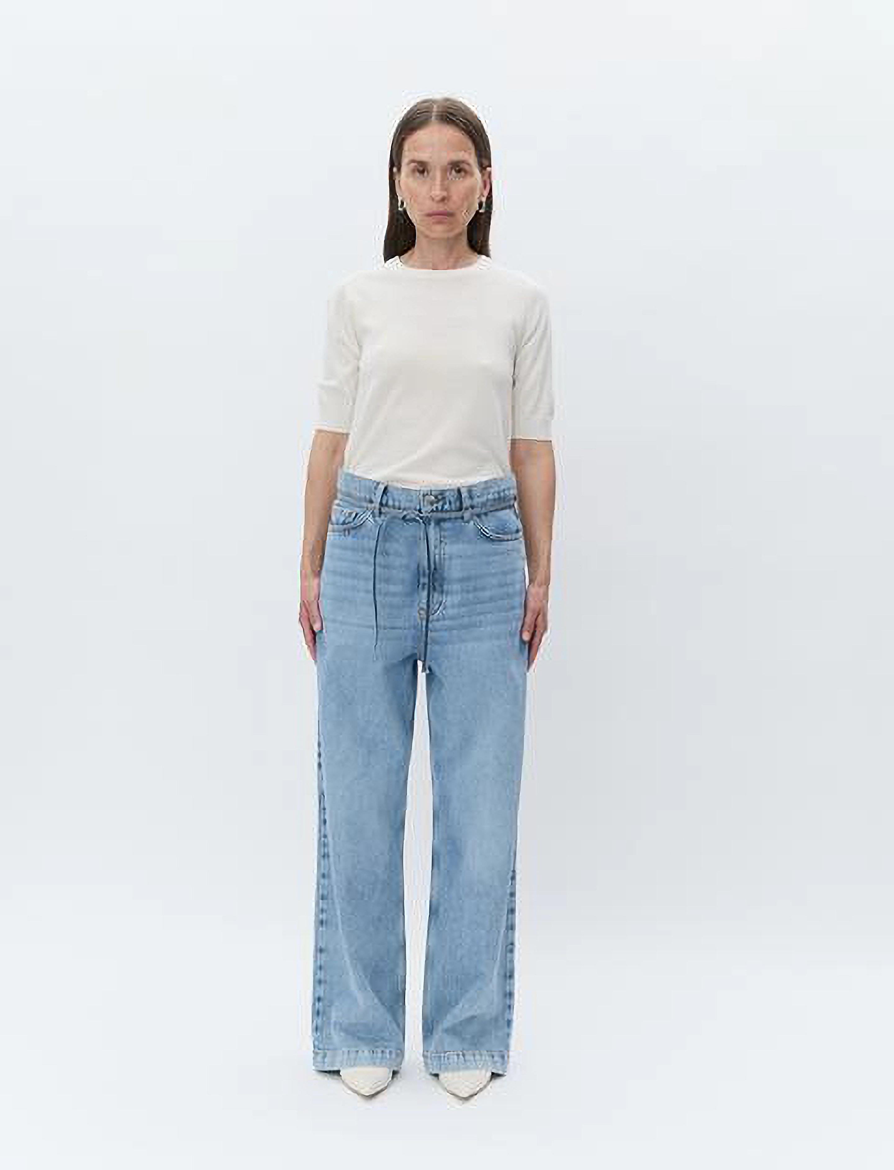 Day Birger et Mikkelsen Elijah Blue Soft Denim, 38, Jeans, Blau - Wide, Frauen