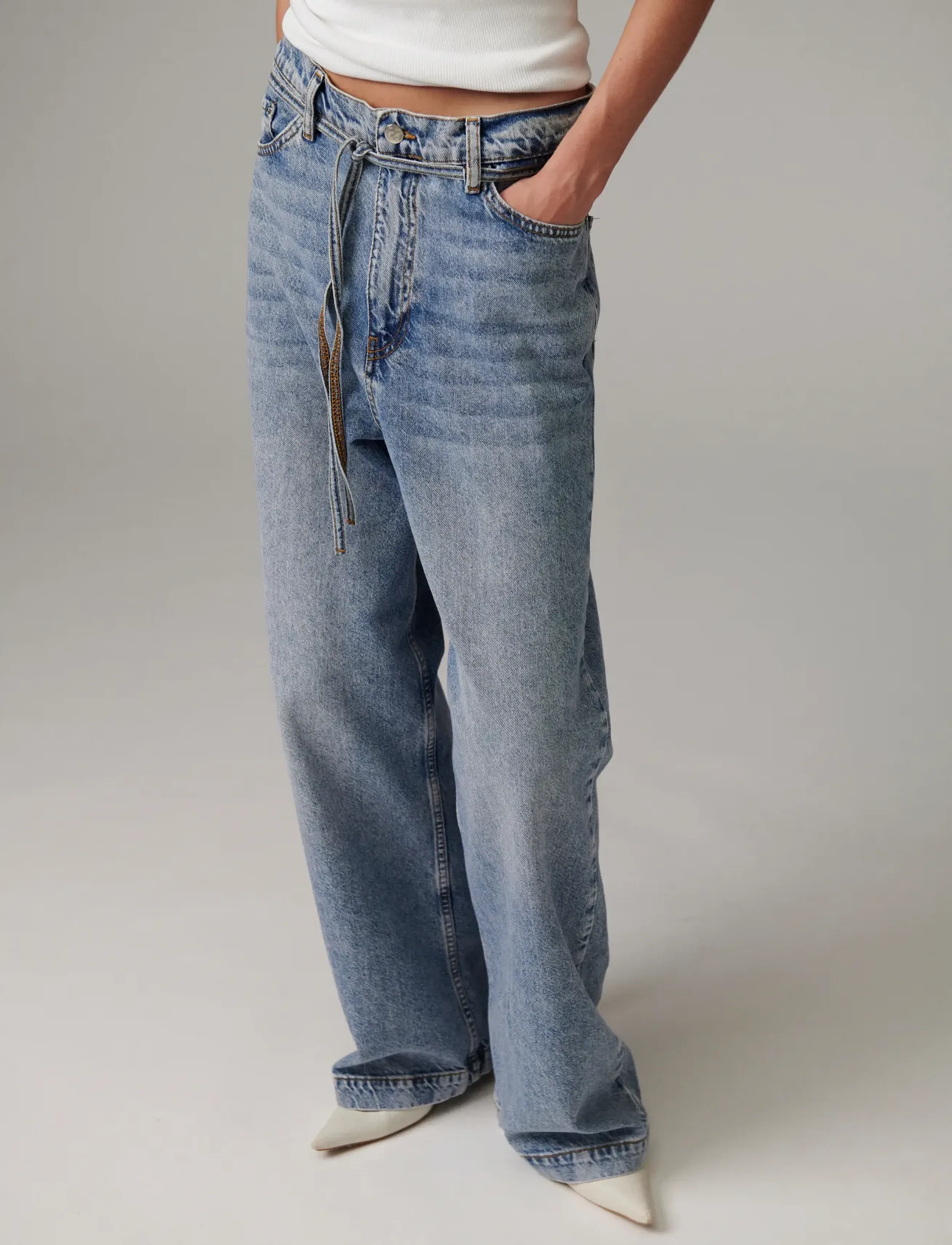 Day Birger et Mikkelsen Elijah - Blue Soft Denim - Kläder - LIGHT BLUE / blue