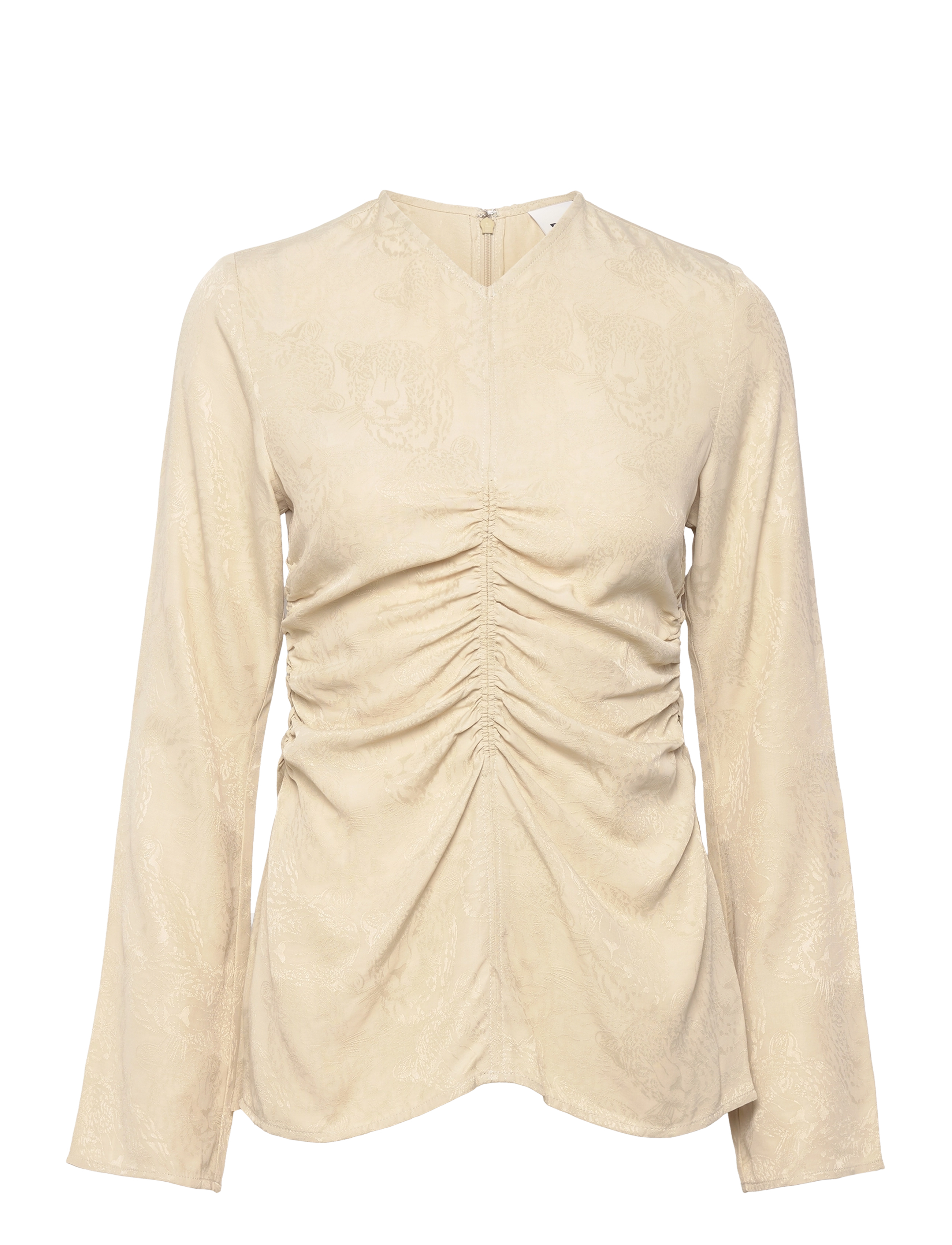 Day Birger et Mikkelsen Kristy - Matte Jacquard - Pluusid ja särgid - CASTLE WALL / beige