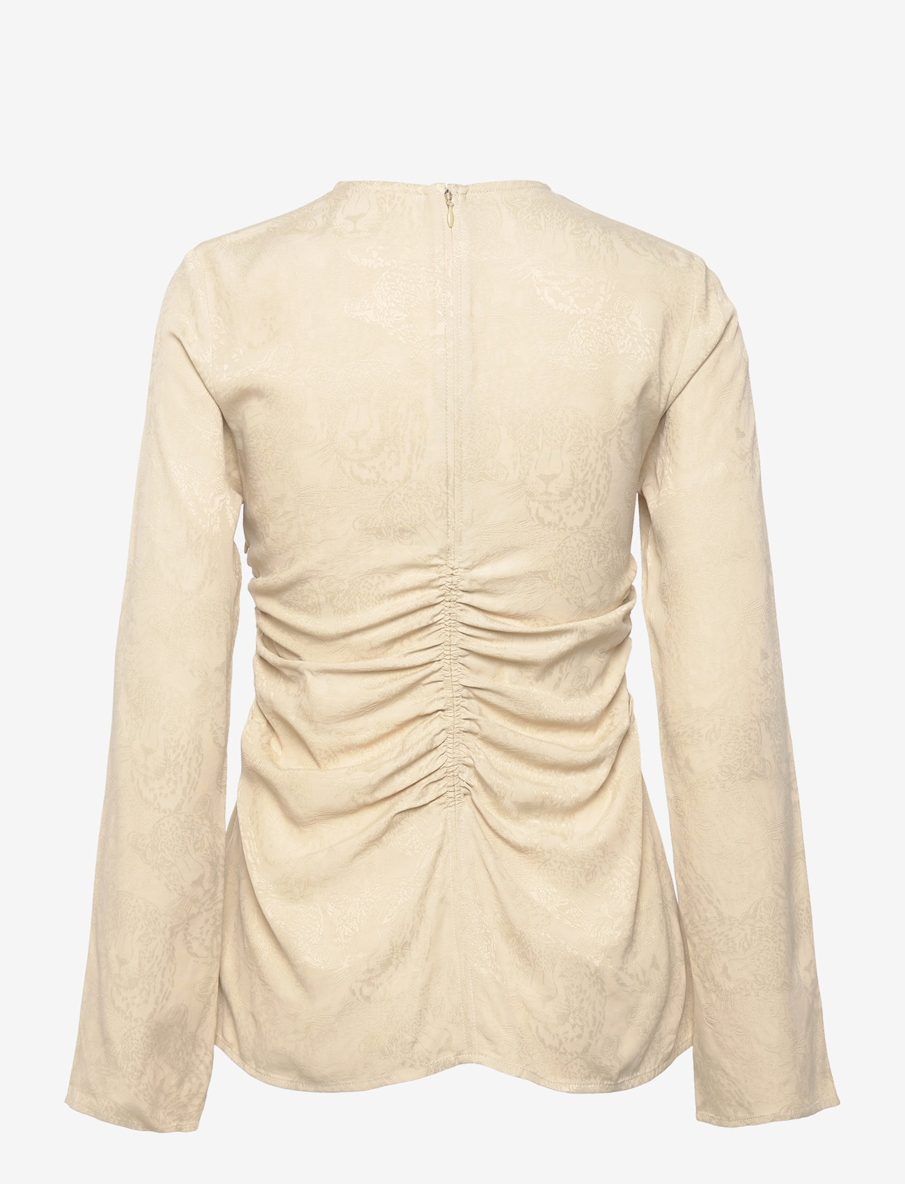 Day Birger et Mikkelsen - Kristy - Matte Jacquard - langærmede bluser - castle wall - 1