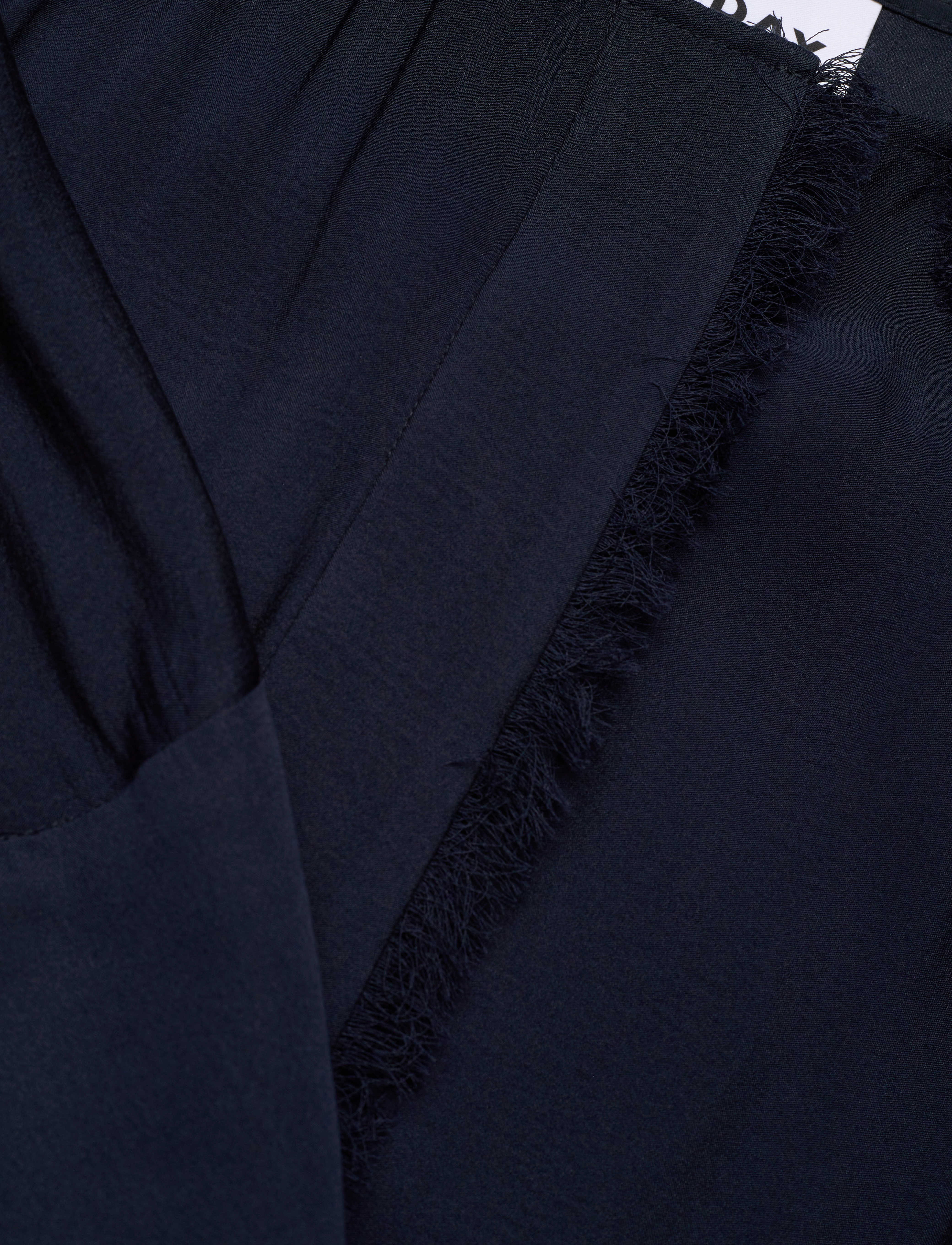 Day Birger et Mikkelsen - Cassie - Sheer Fringes - pikkade varrukatega pluusid - dark sapphire - 2