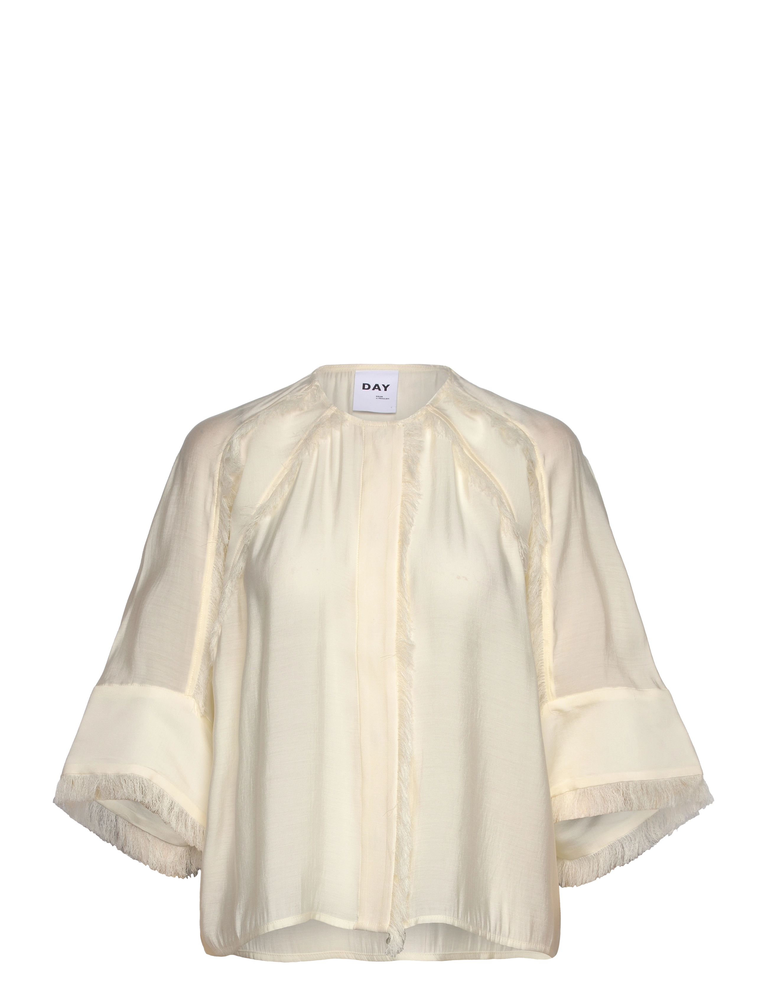 Day Birger et Mikkelsen Cassie - Sheer Fringes - Day Birger et Mikkelsen - VANILLA ICE / cream