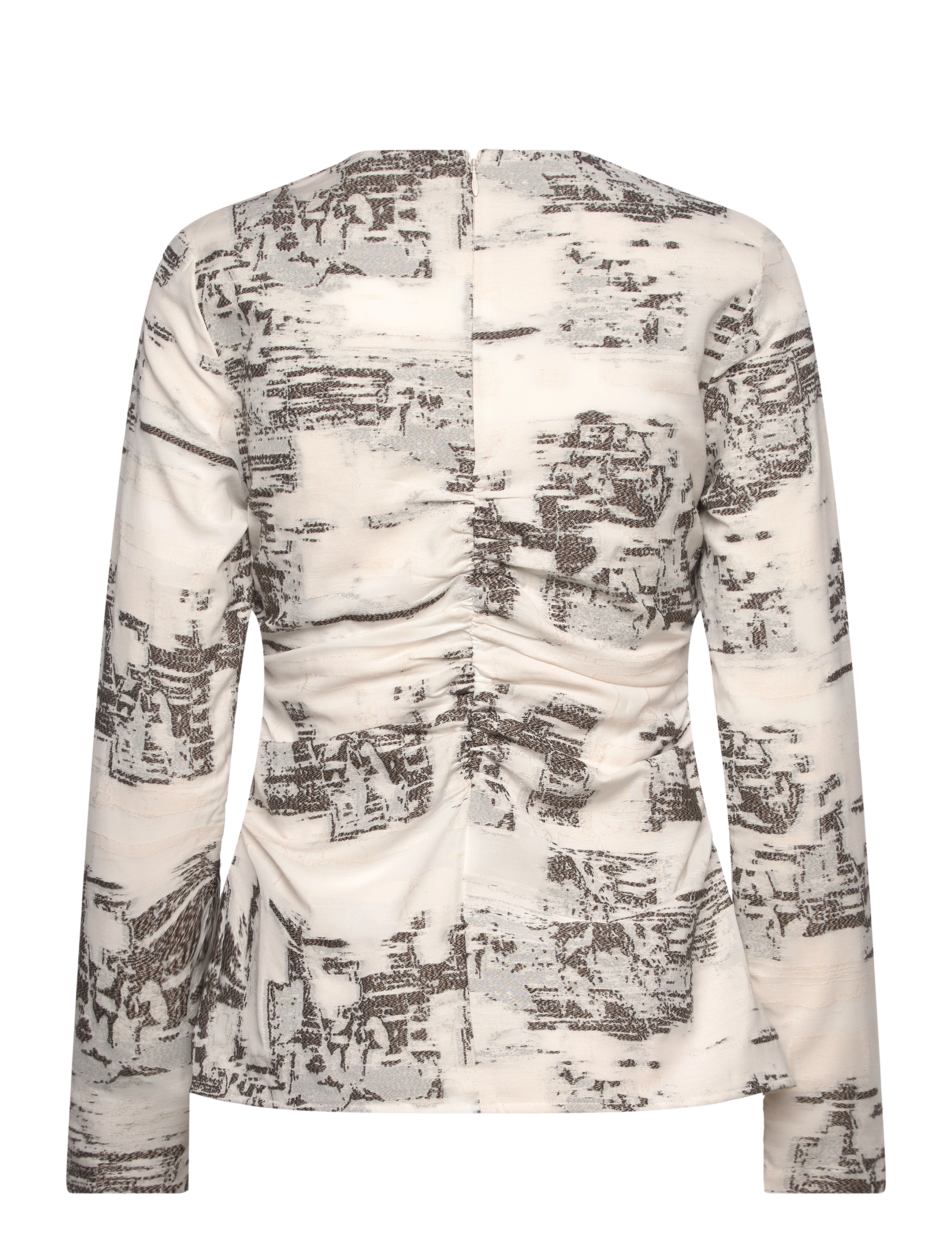 Day Birger et Mikkelsen - Vito - Tactile Rayon - långärmade blusar - vanilla ice - 2