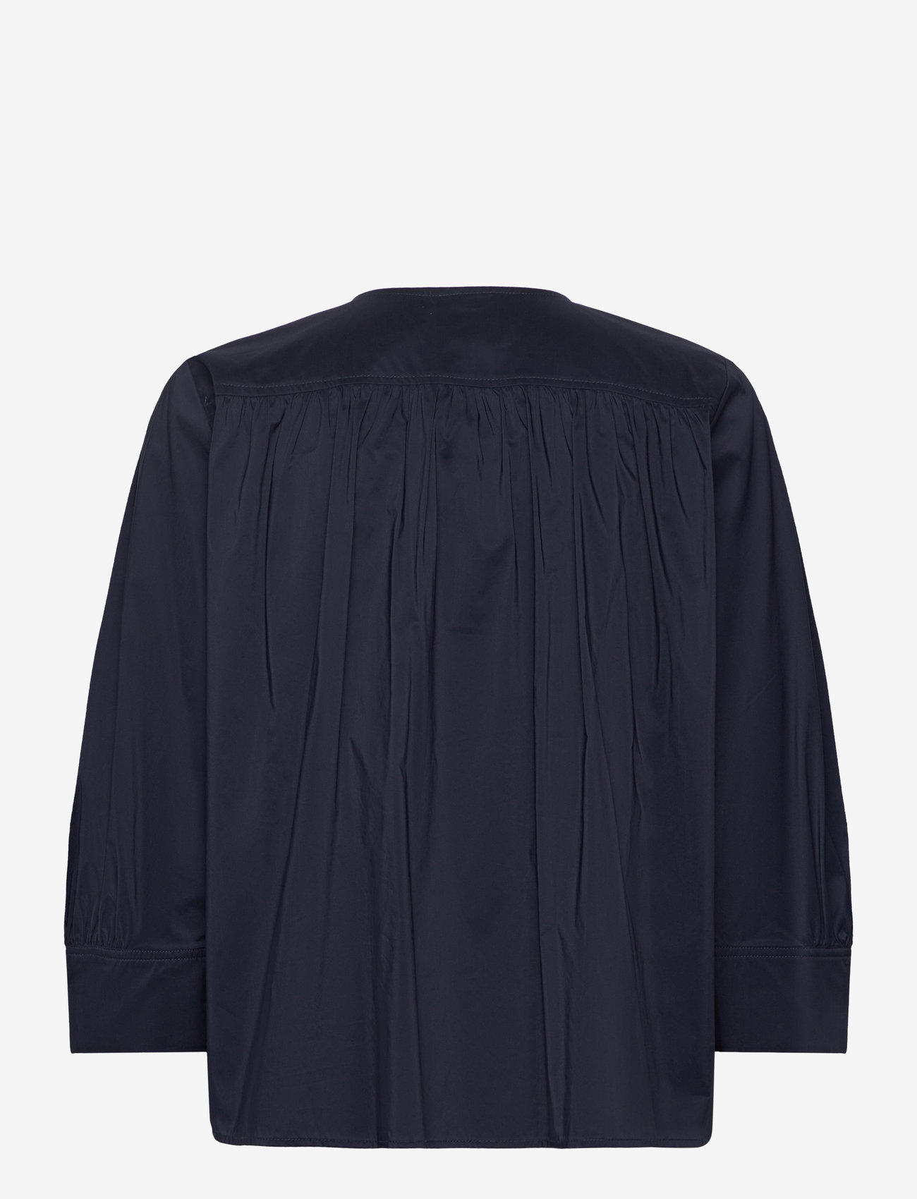 Day Birger et Mikkelsen - Reese - Clean Cotton Stretch - langärmlige blusen - dark sapphire - 1