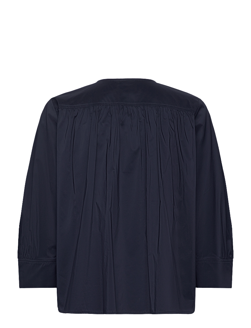 Day Birger et Mikkelsen - Reese - Clean Cotton Stretch - langärmlige blusen - dark sapphire - 1