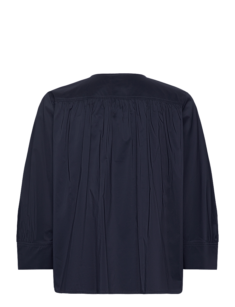 Day Birger et Mikkelsen - Reese - Clean Cotton Stretch - blouses à manches longues - dark sapphire - 1