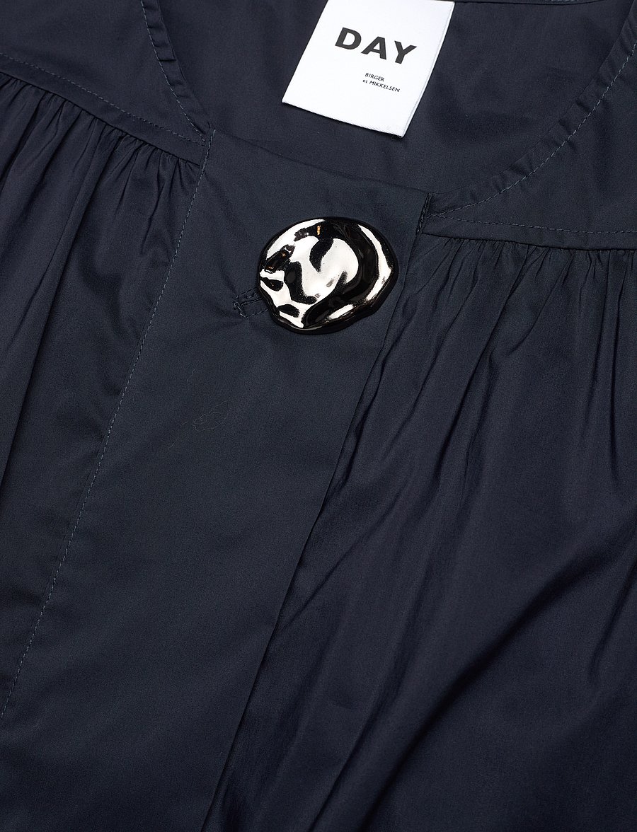 Day Birger et Mikkelsen - Reese - Clean Cotton Stretch - blouses à manches longues - dark sapphire - 2