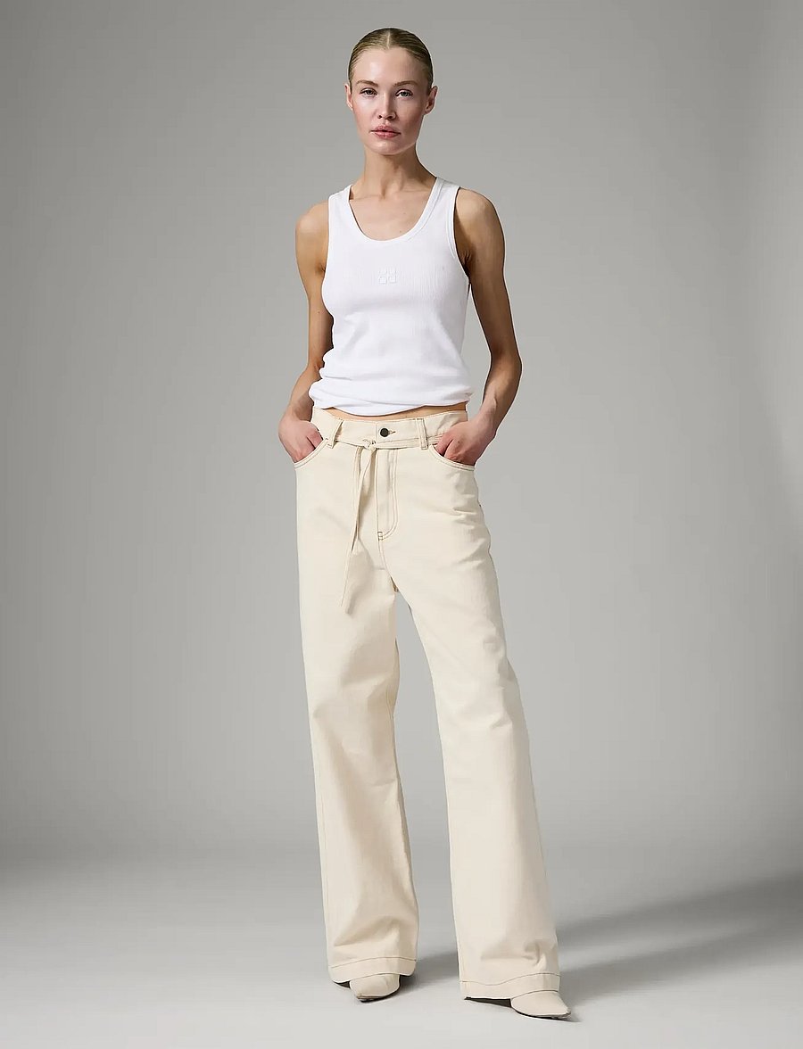 Day Birger et Mikkelsen - Elijah - Nature Denim - hosen mit weitem bein - vanilla ice - 2