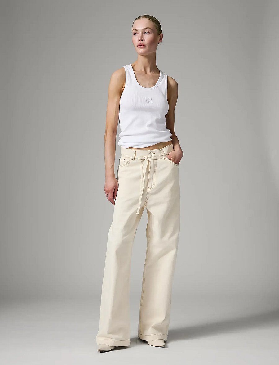 Day Birger et Mikkelsen - Elijah - Nature Denim - hosen mit weitem bein - vanilla ice - 3