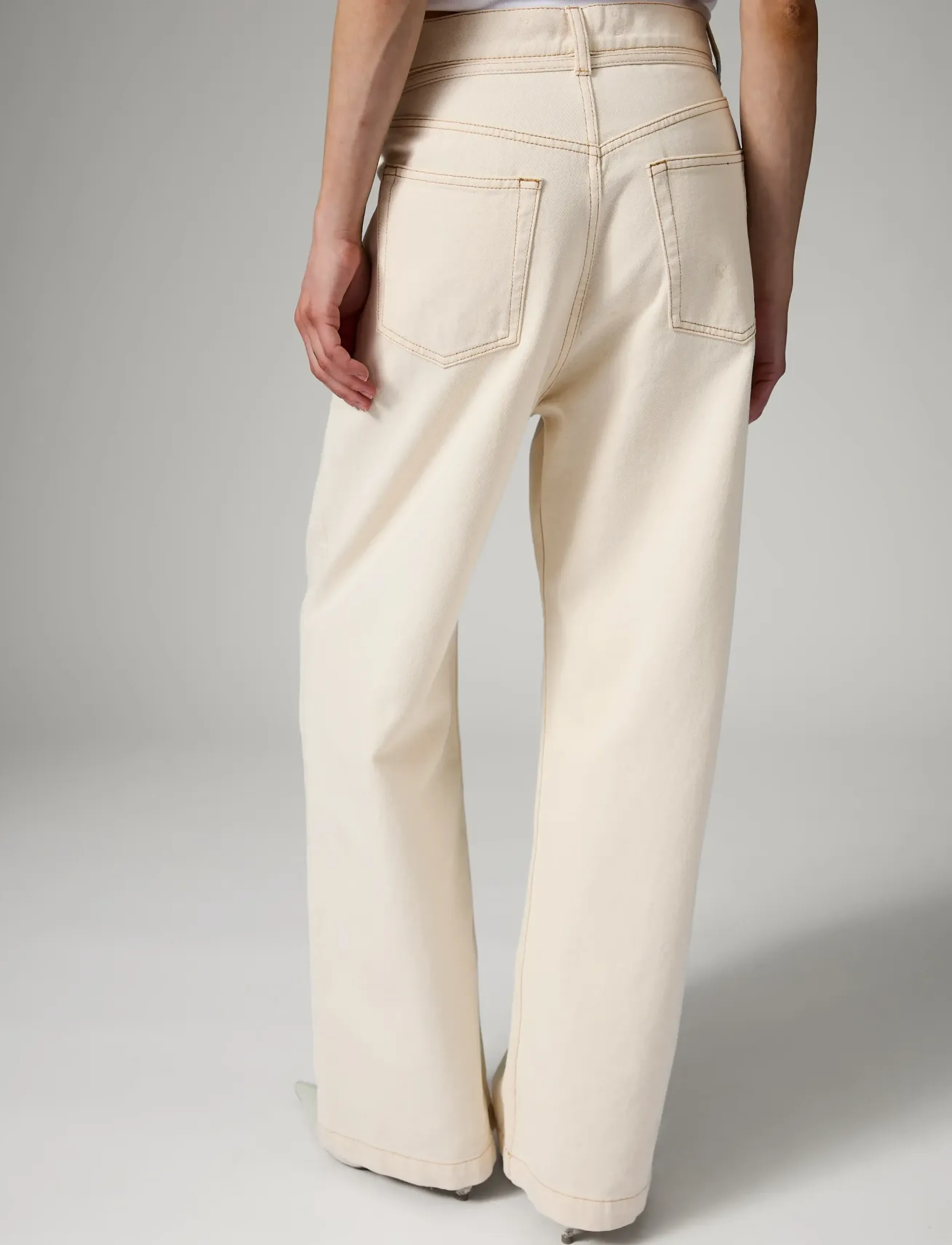 Day Birger et Mikkelsen - Elijah - Nature Denim - hosen mit weitem bein - vanilla ice - 4