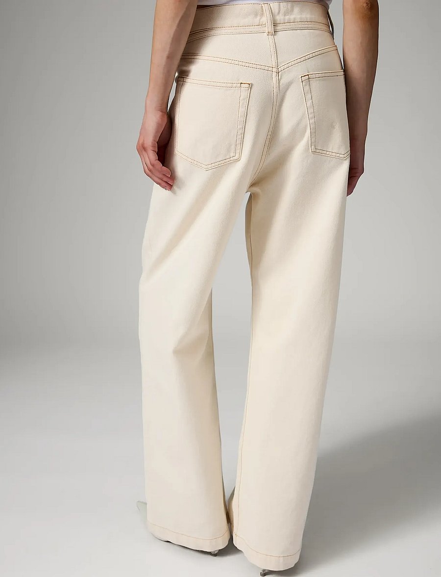 Day Birger et Mikkelsen - Elijah - Nature Denim - hosen mit weitem bein - vanilla ice - 4