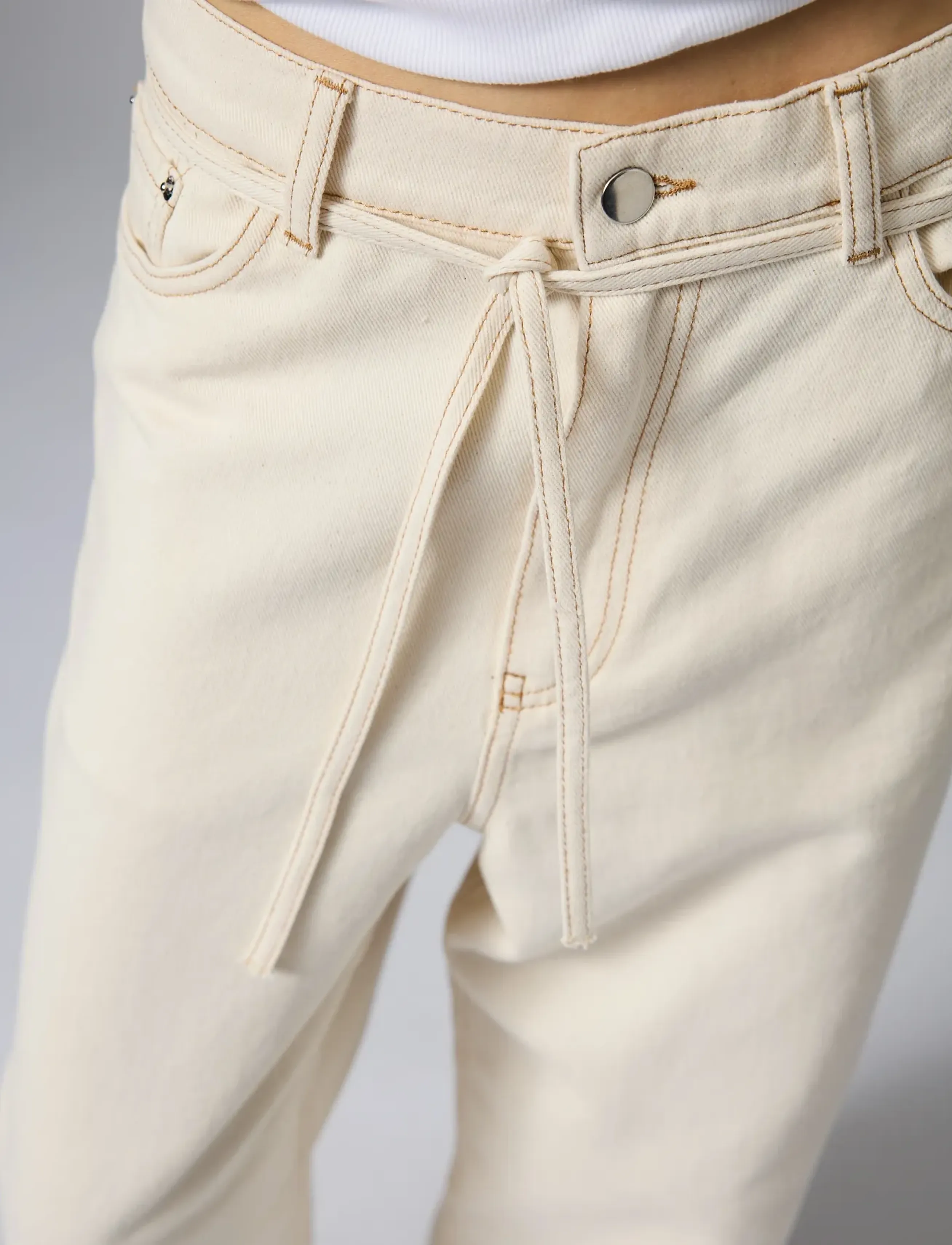 Day Birger et Mikkelsen - Elijah - Nature Denim - hosen mit weitem bein - vanilla ice - 5