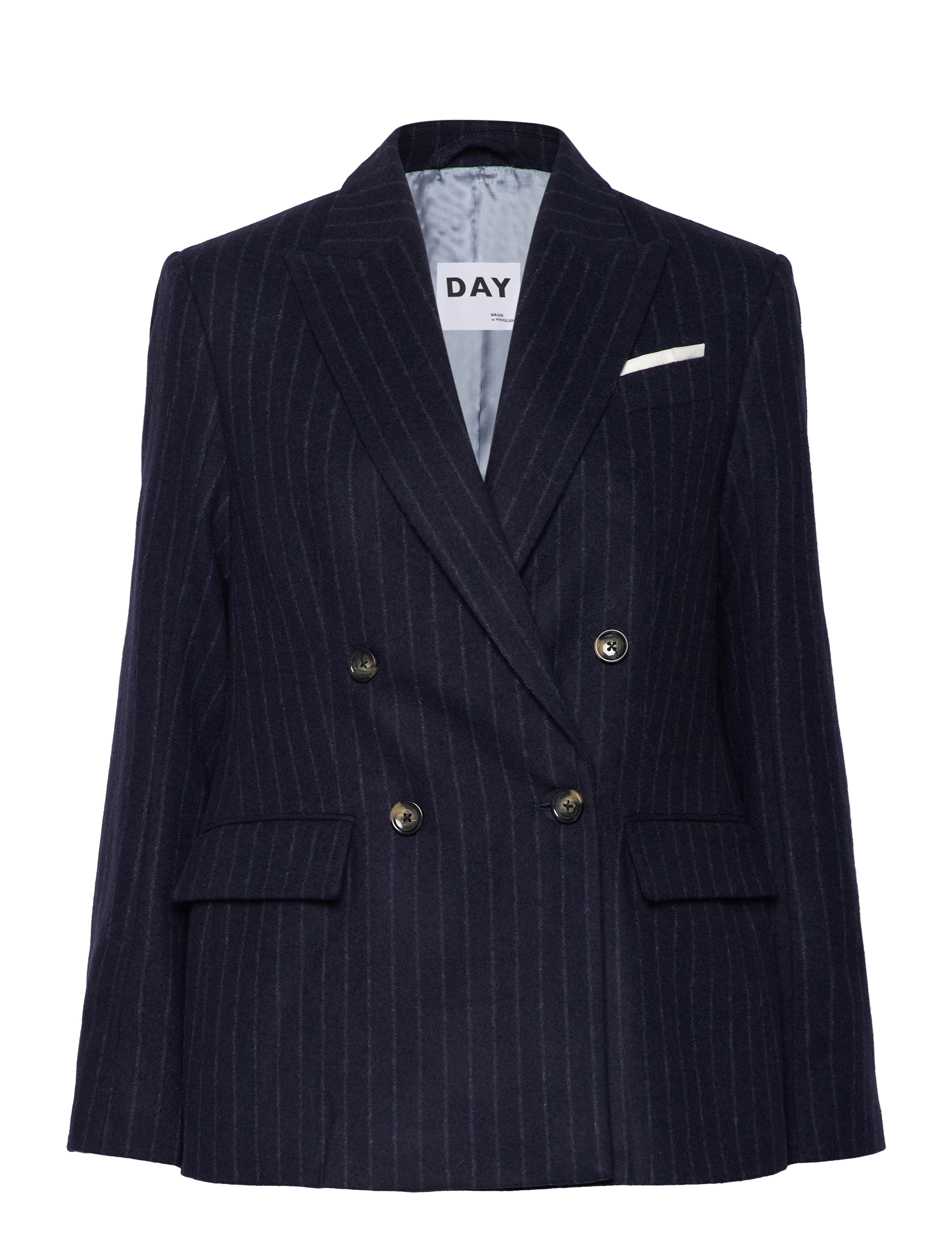 Day Birger et Mikkelsen Preston - Woolen Pinstripe - Pintsakud - TOTAL ECLIPSE / navy