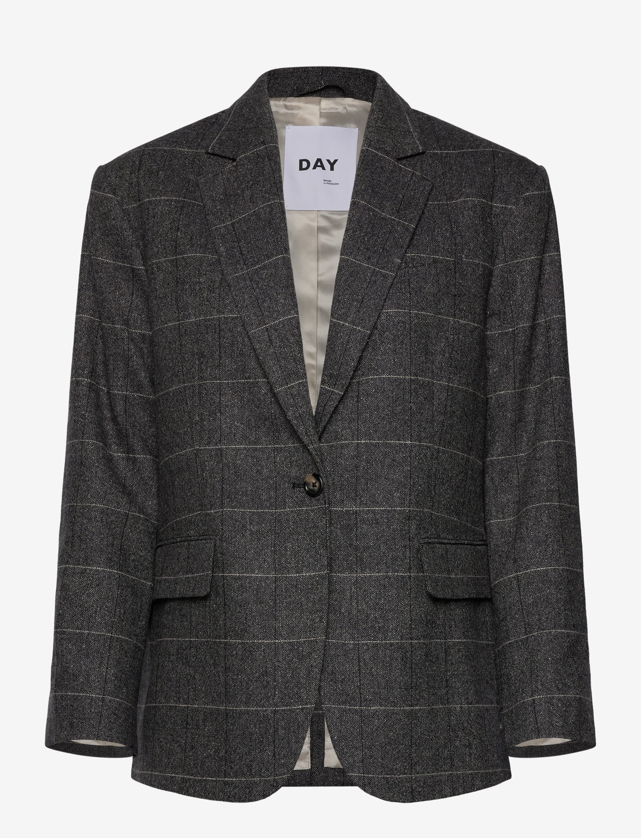 Day Birger et Mikkelsen - Hester - All Time Check - einreihige blazer - grey melange - 0