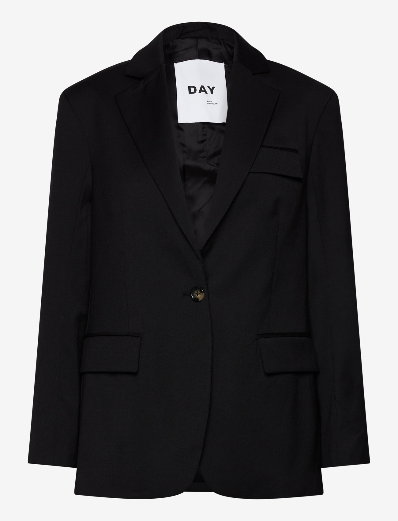 Day Birger et Mikkelsen - Ezra - Classic Wool Blend - einreihige blazer - black - 1