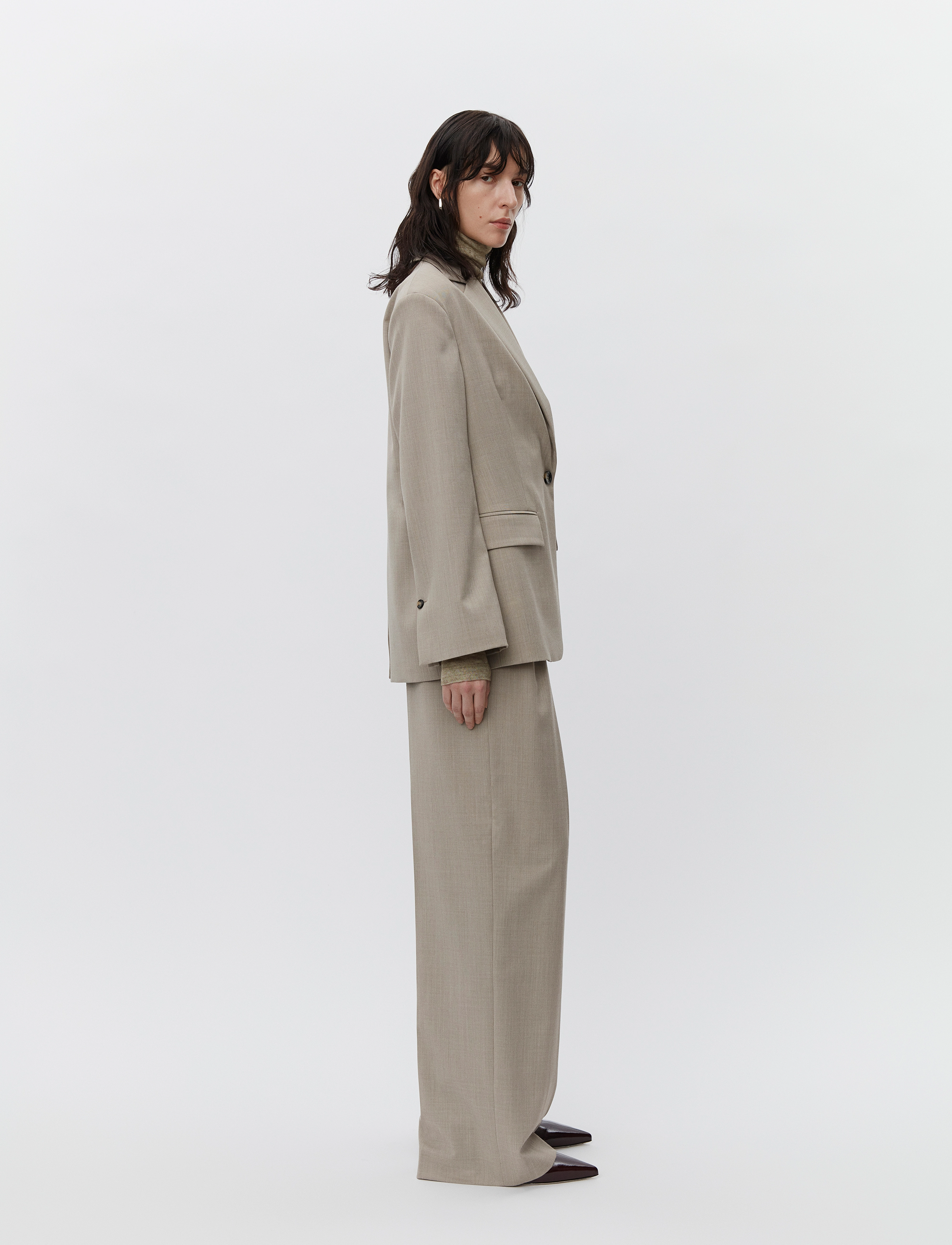 Day Birger et Mikkelsen - Ezra - Classic Wool Blend - petrified oak melange - 3