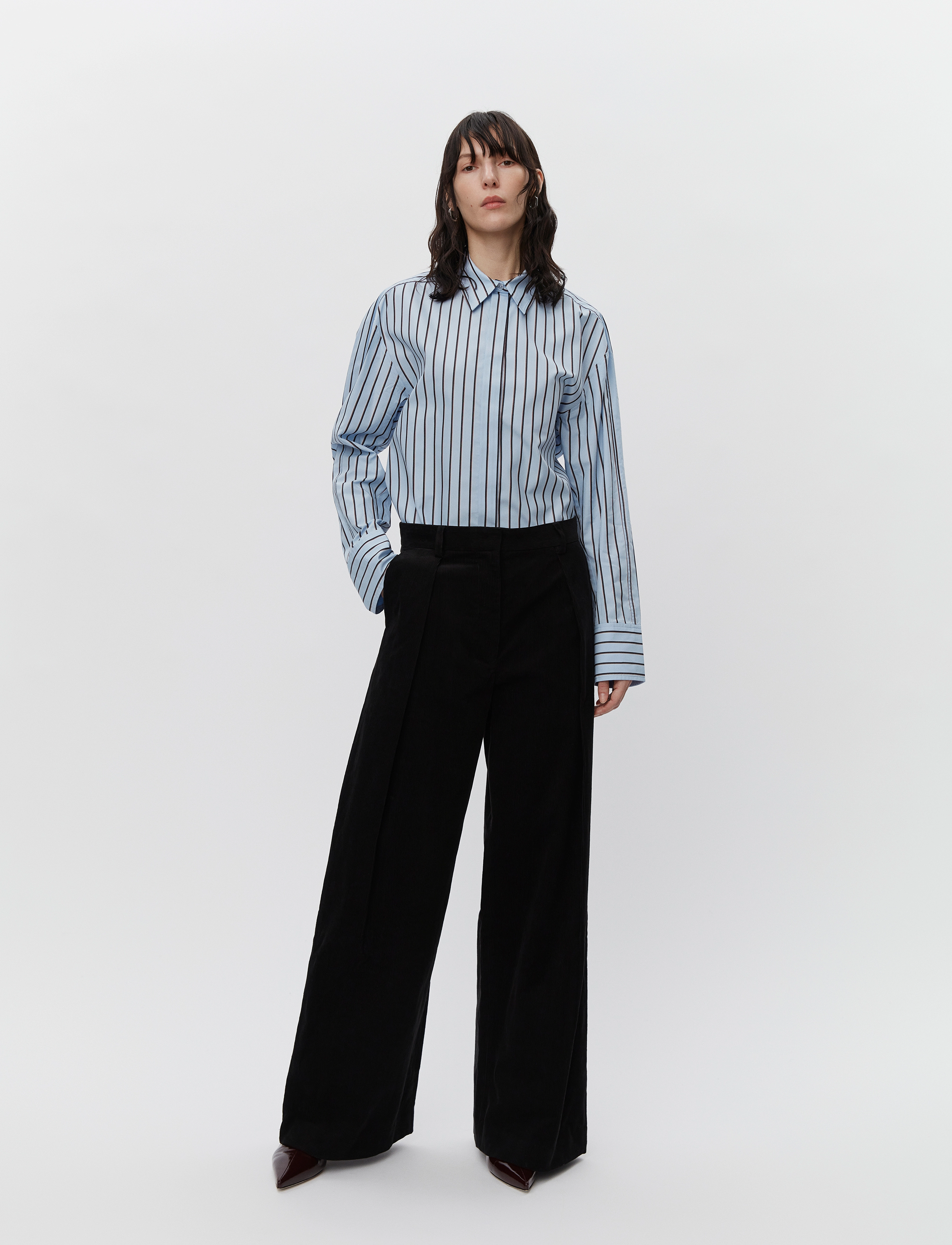 Day Birger et Mikkelsen Ricardo - Contemporary Corduroy - Bukser - BLACK / black