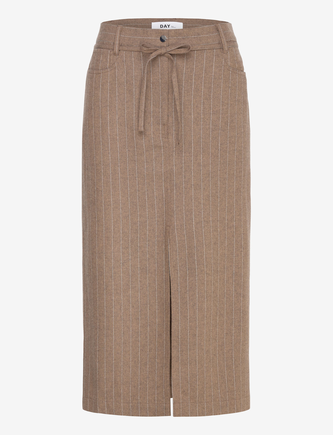 Day Birger et Mikkelsen - Jody - Graphic Wool Stripe - midiseelikud - wren - 1