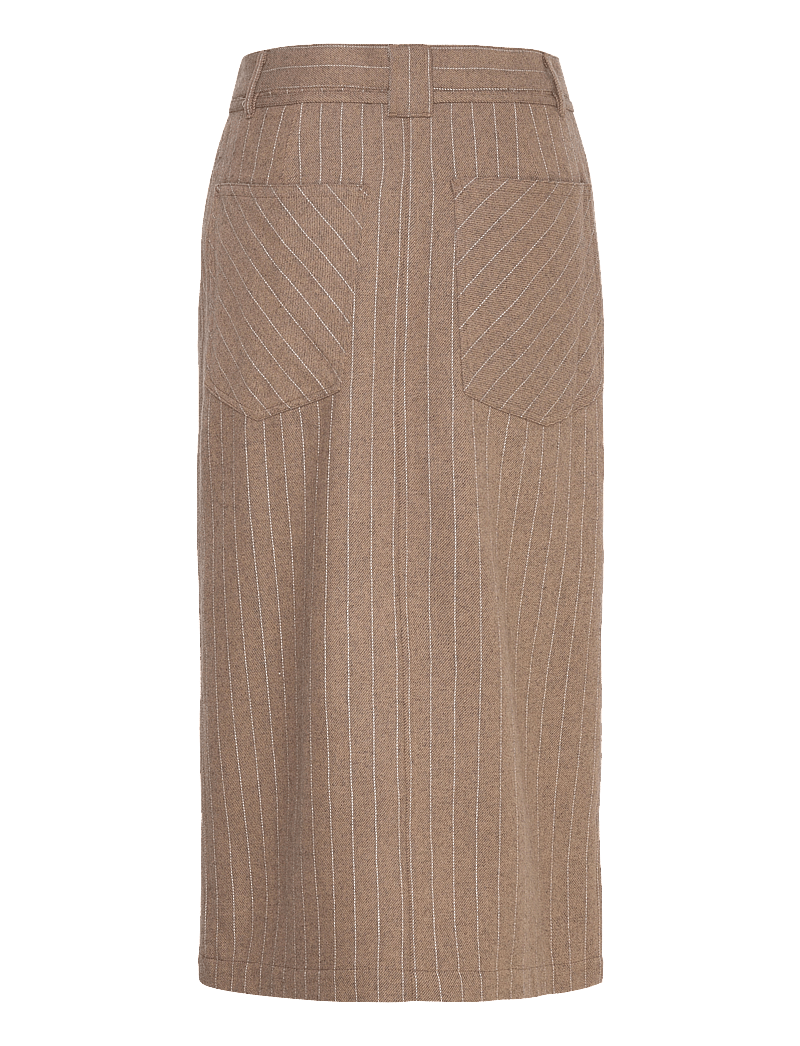 Day Birger et Mikkelsen - Jody - Graphic Wool Stripe - midiseelikud - wren - 2