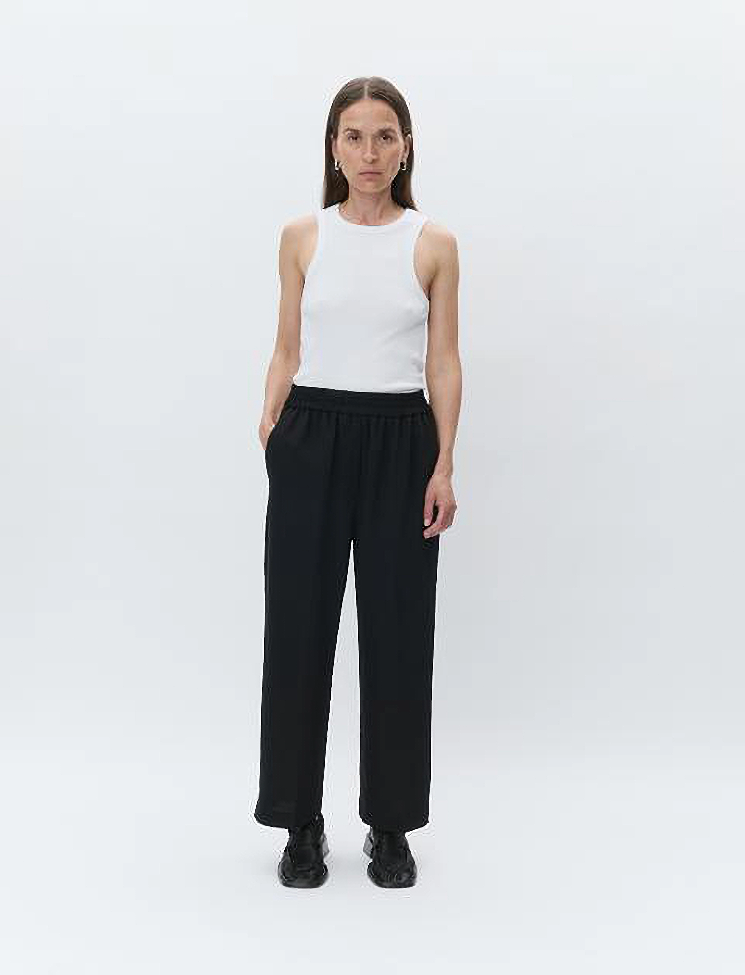 Day Birger et Mikkelsen Jonah - Classic Gabardine, 36, Black, Bukser > Brede Ben, Dame