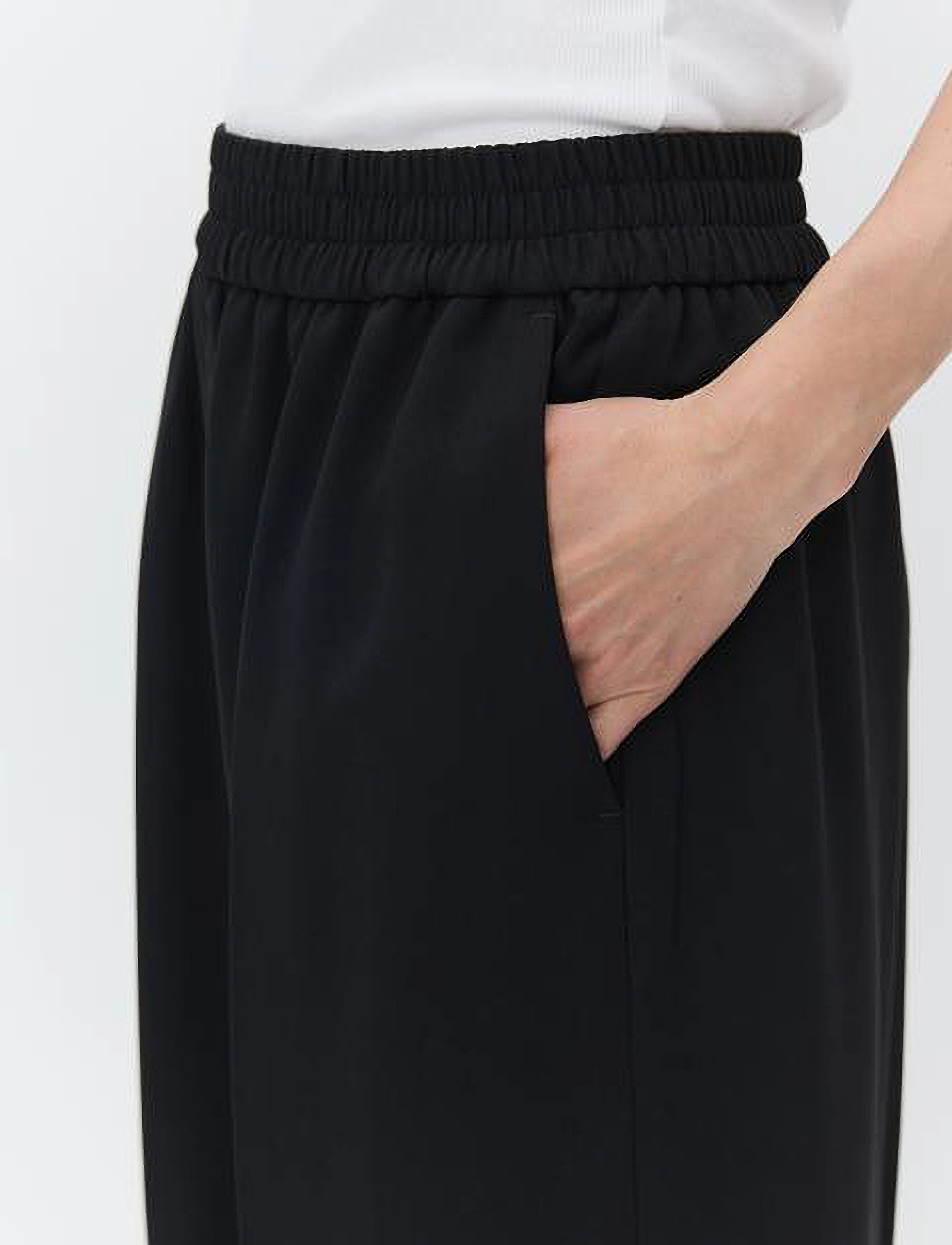 Day Birger et Mikkelsen - Jonah - Classic Gabardine - hosen mit weitem bein - black - 5