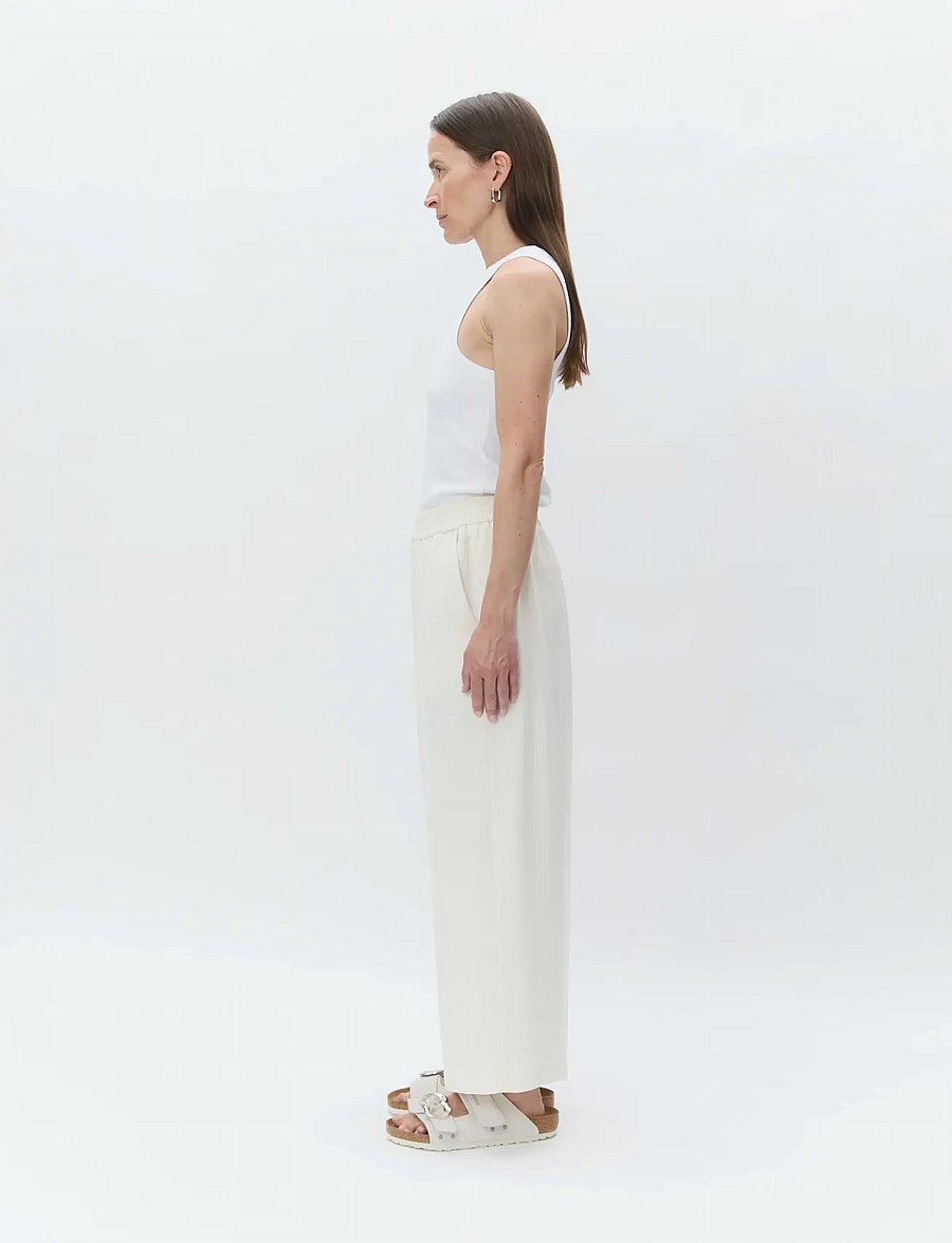 Day Birger et Mikkelsen - Jonah - Classic Gabardine - bukser med brede ben - ivory shade - 0