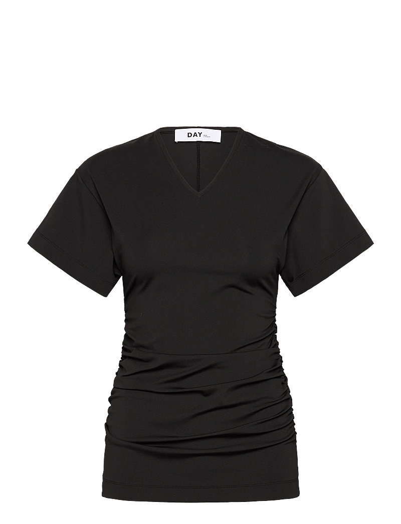 Day Birger et Mikkelsen - Braxton - Modern Interlock - t-shirts - black - 0