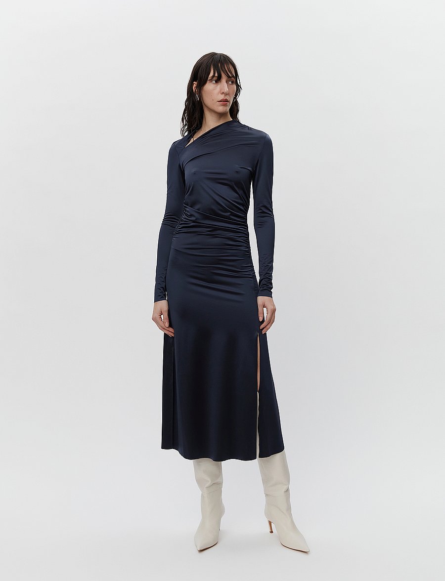 Day Birger et Mikkelsen - Lori - Glossy Stretch - sukienki na imprezę - phantom - 0