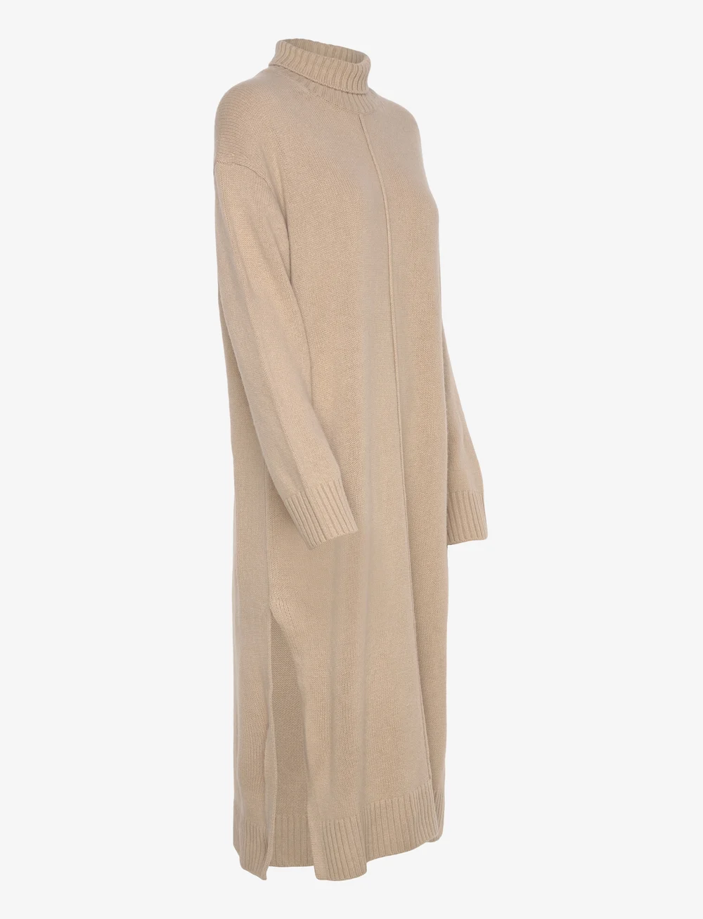 Day Birger et Mikkelsen - Shawn - Soft Lamb - stickade klänningar - taupe melange - 3