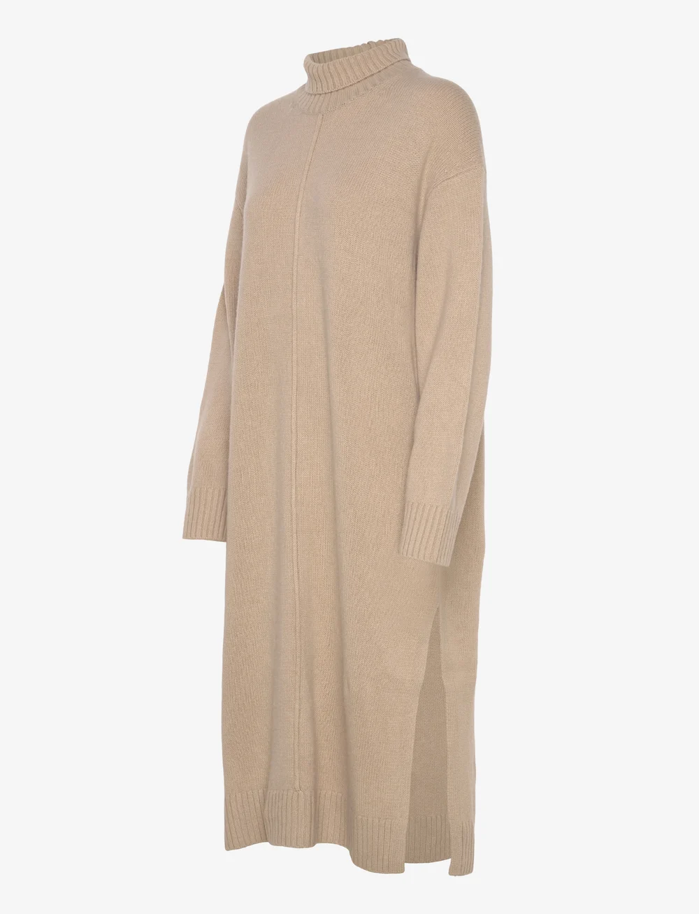 Day Birger et Mikkelsen - Shawn - Soft Lamb - stickade klänningar - taupe melange - 4