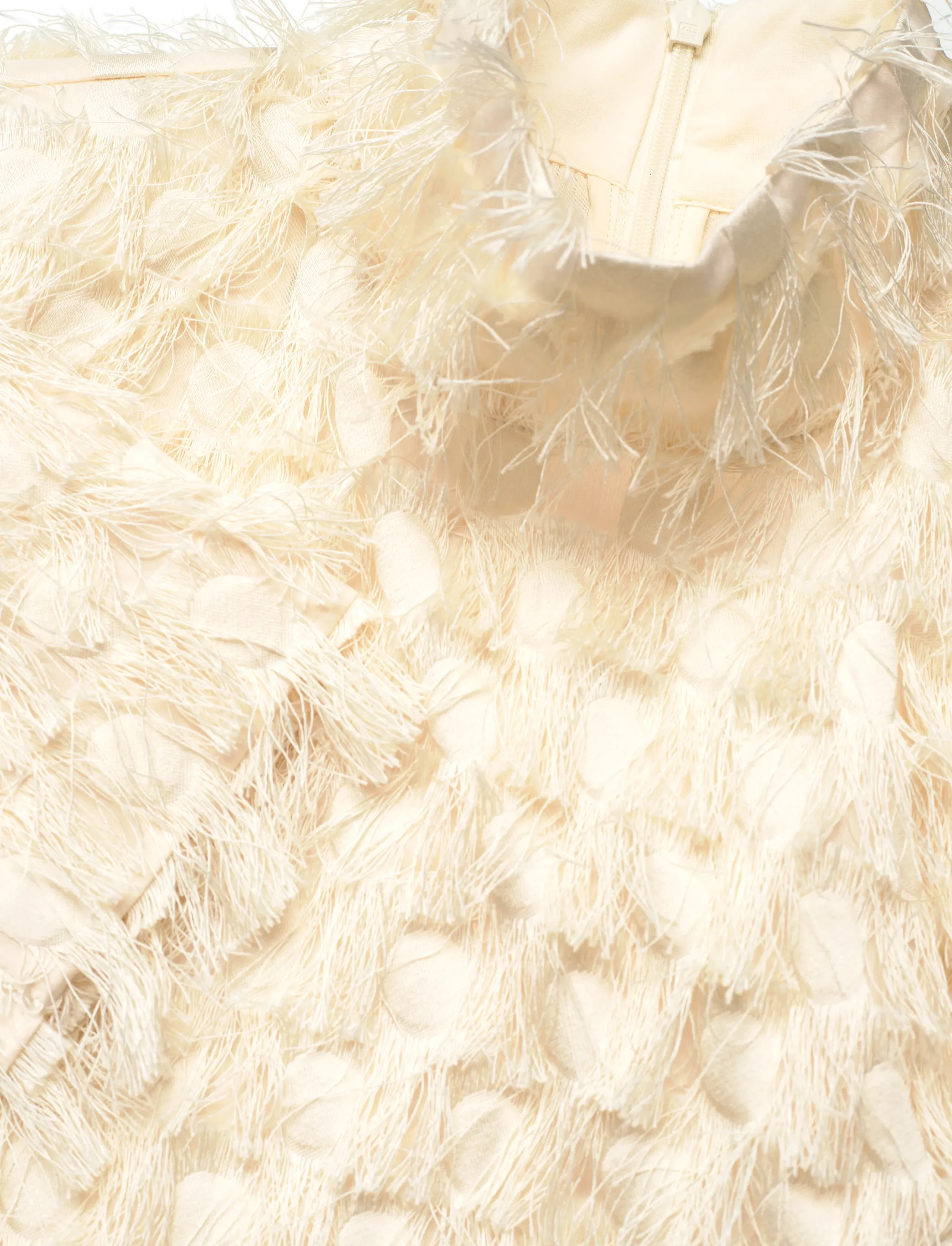 Day Birger et Mikkelsen - Lynette - Abstract Fringes - langærmede bluser - vanilla ice - 2