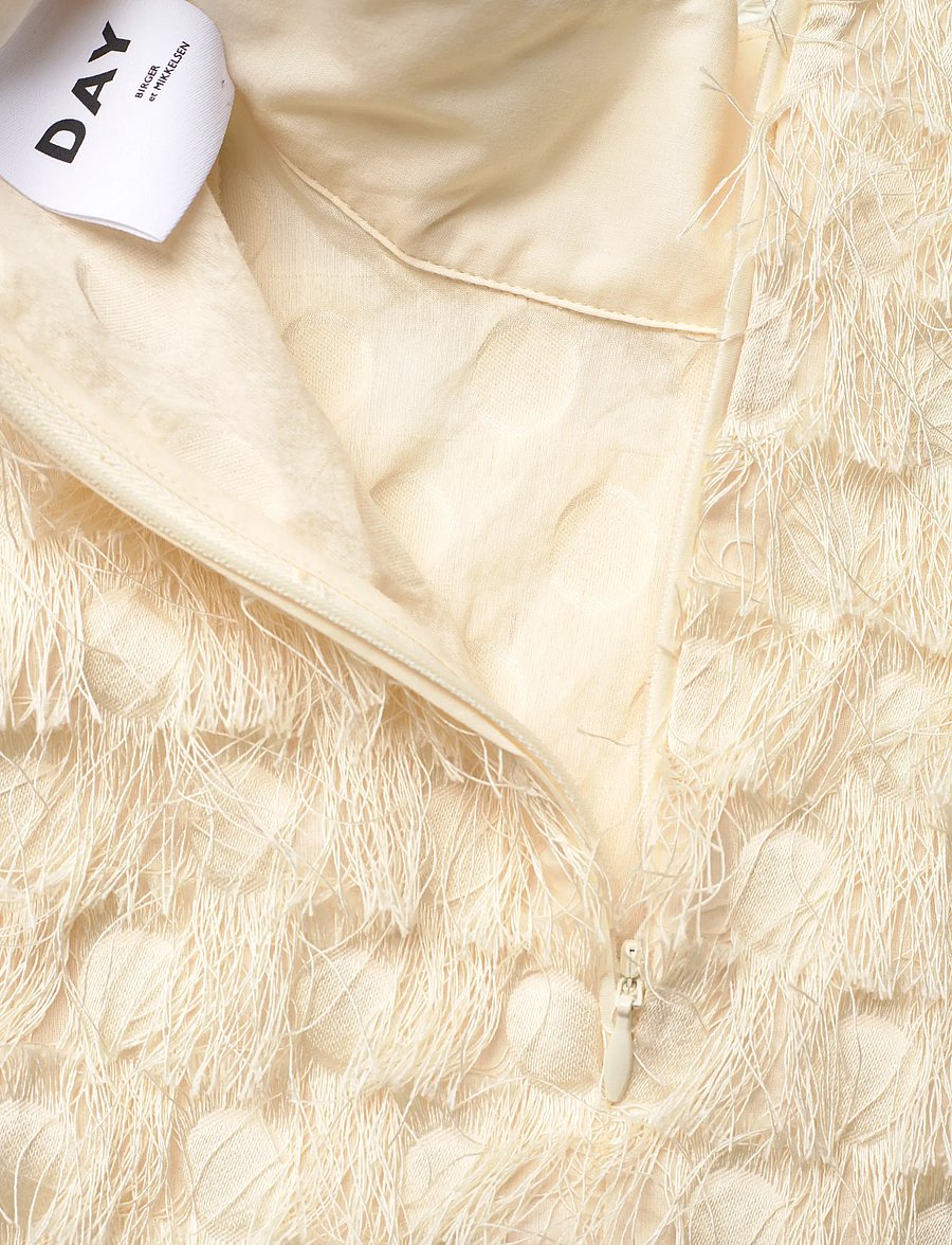 Day Birger et Mikkelsen - Lynette - Abstract Fringes - langärmelige blusen - vanilla ice - 3
