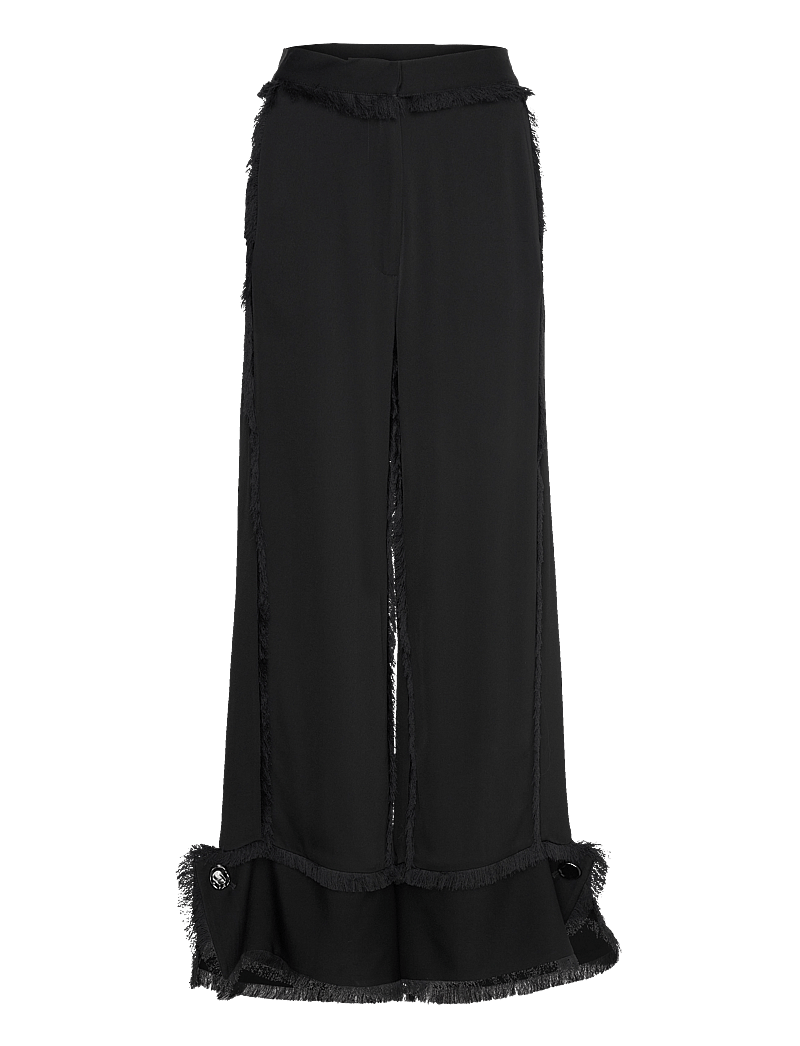 Day Birger et Mikkelsen - Theodor - Matte Crepe - hosen mit weitem bein - black - 0