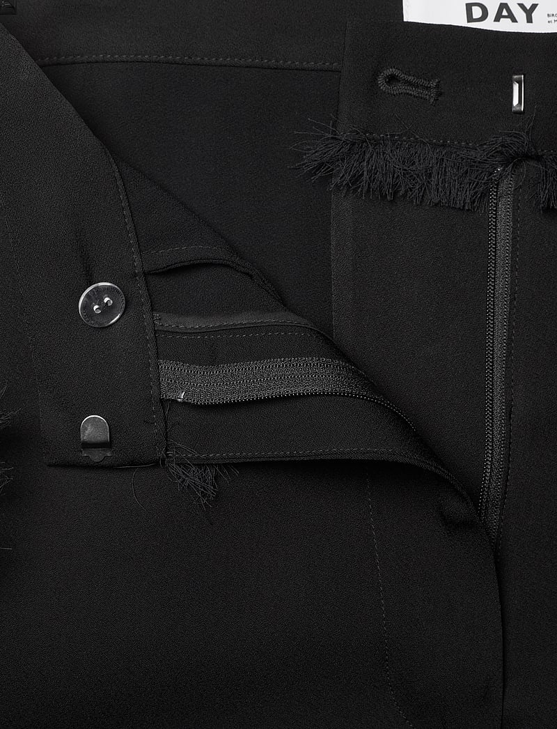 Day Birger et Mikkelsen - Theodor - Matte Crepe - hosen mit weitem bein - black - 3