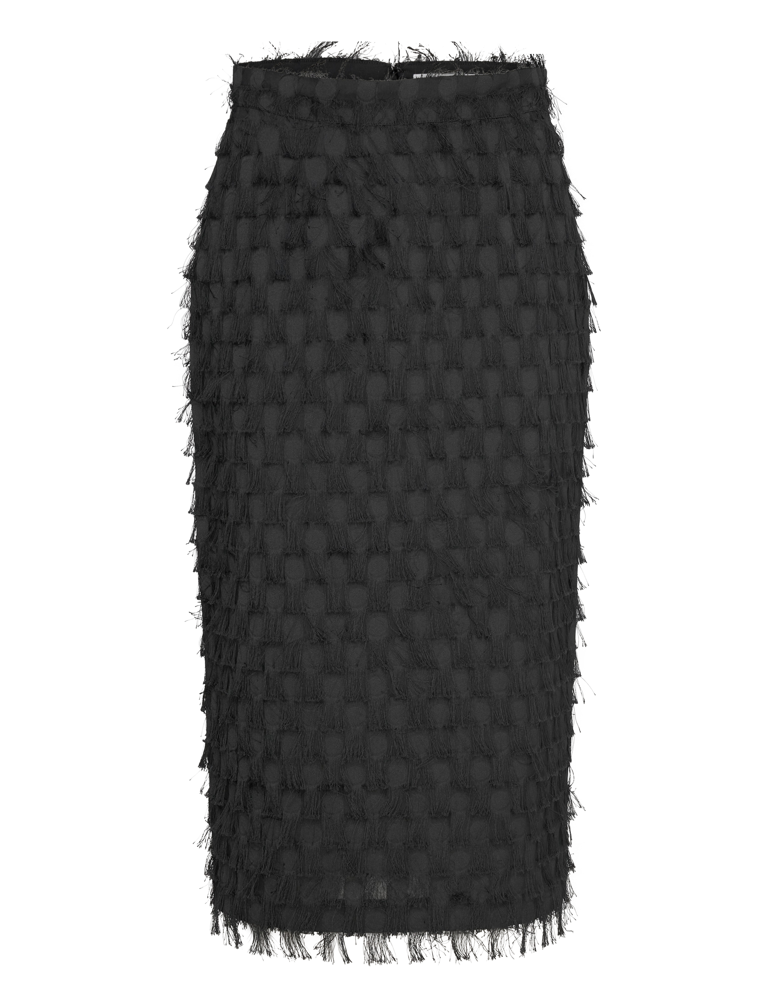 DAY BIRGER ET MIKKELSEN Gabrielle - Abstract Fringes Schwarz - 34 - Damen